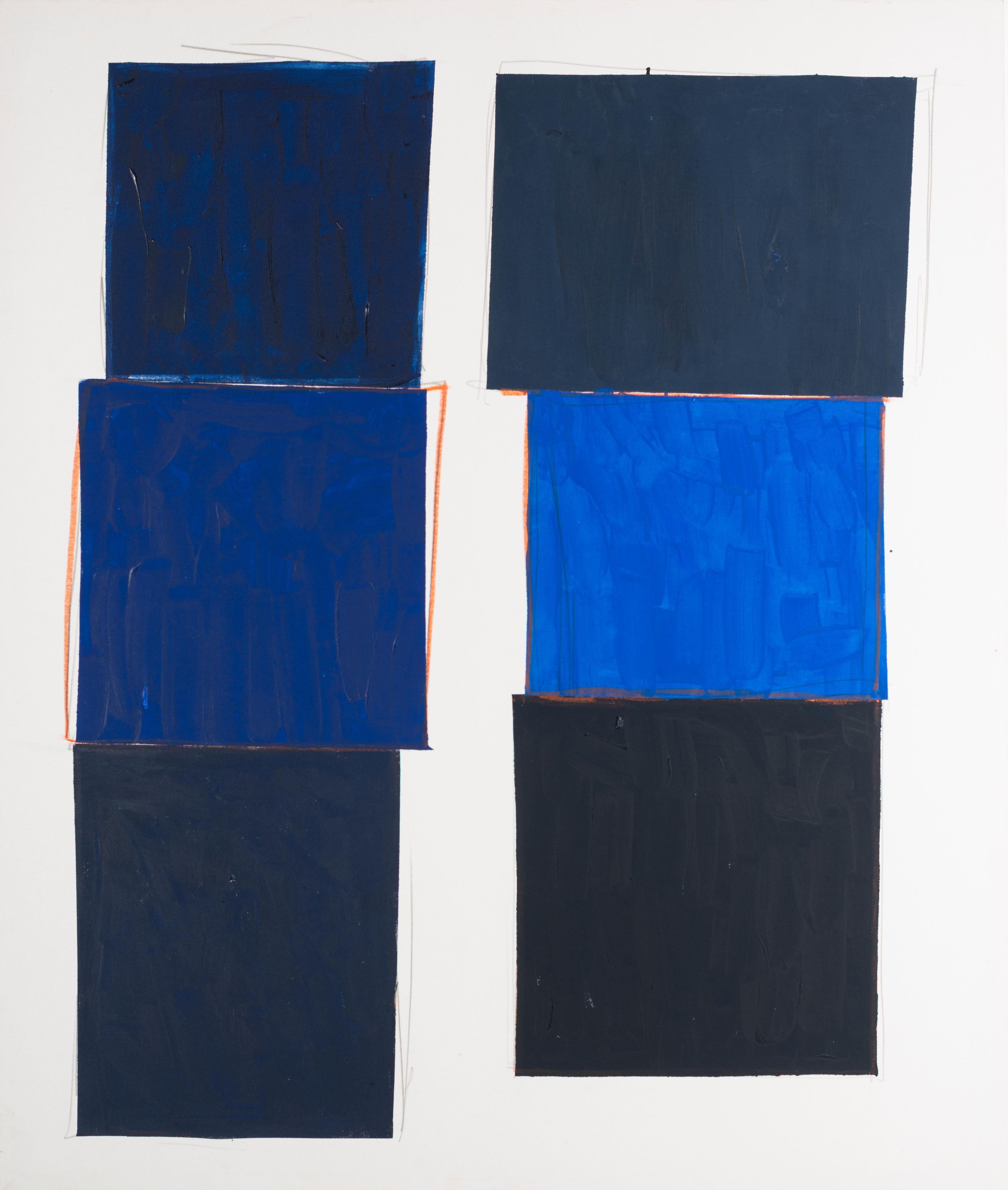 Martin Pelenur Color Field Geometric Abstraction Minimalist Painting, 2024