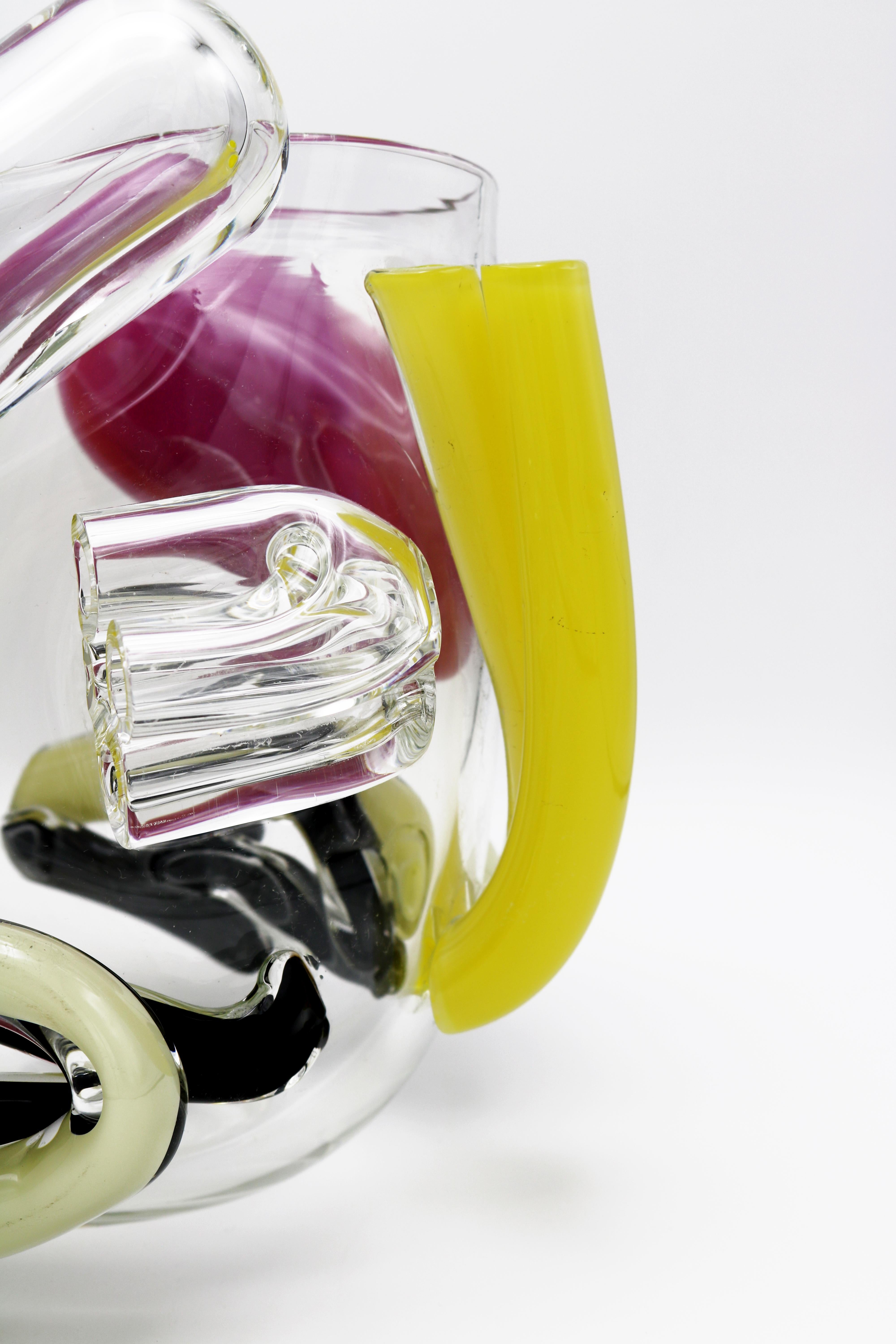 Martin Potsch (*1967 Monaco, Germania), Vaso di vetro artistico, Germania 2023 In condizioni buone in vendita a New York, NY