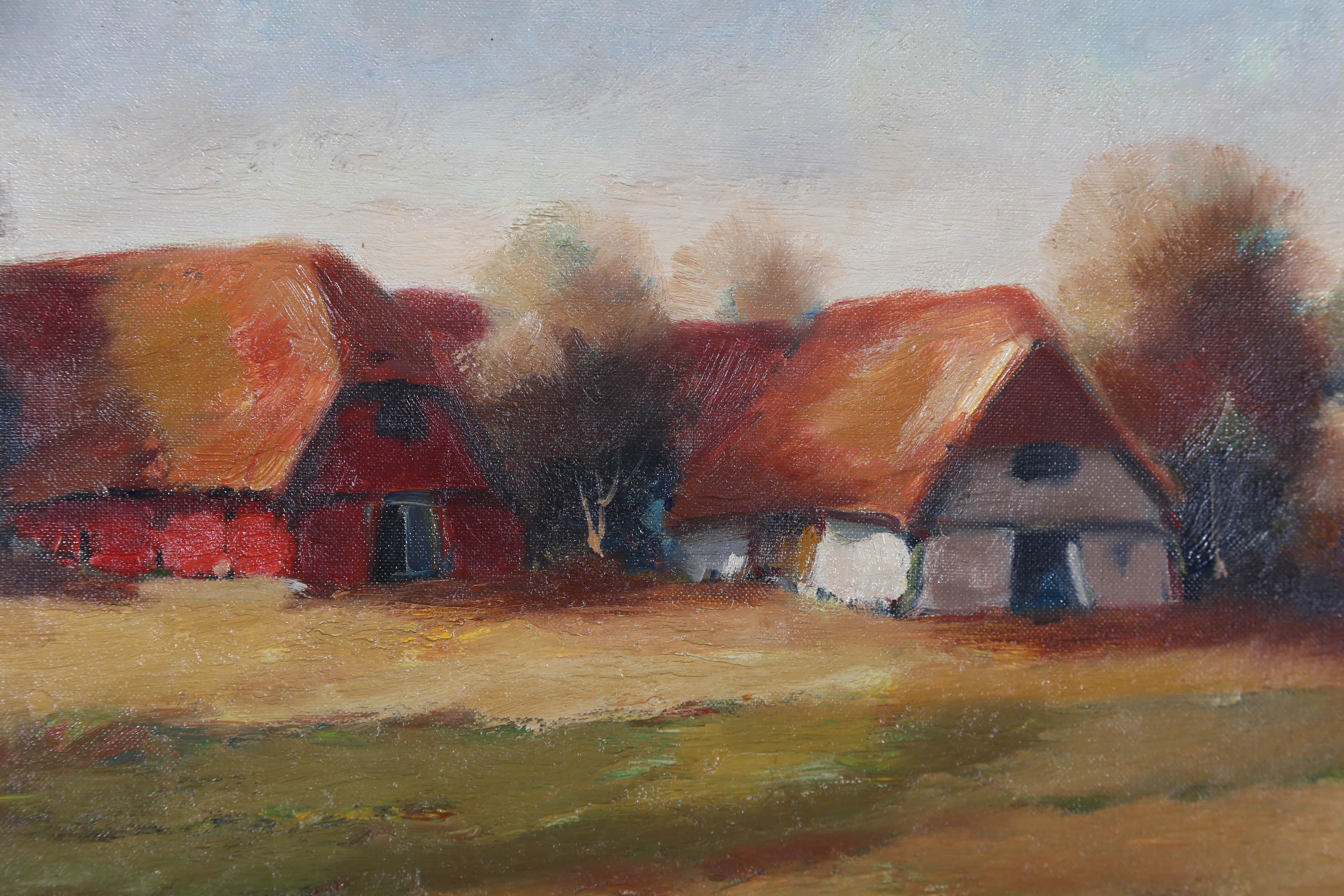 Martin Prohaska (nato nel 1949) - Olio del XX secolo, Mattina nel campo di grano 4
