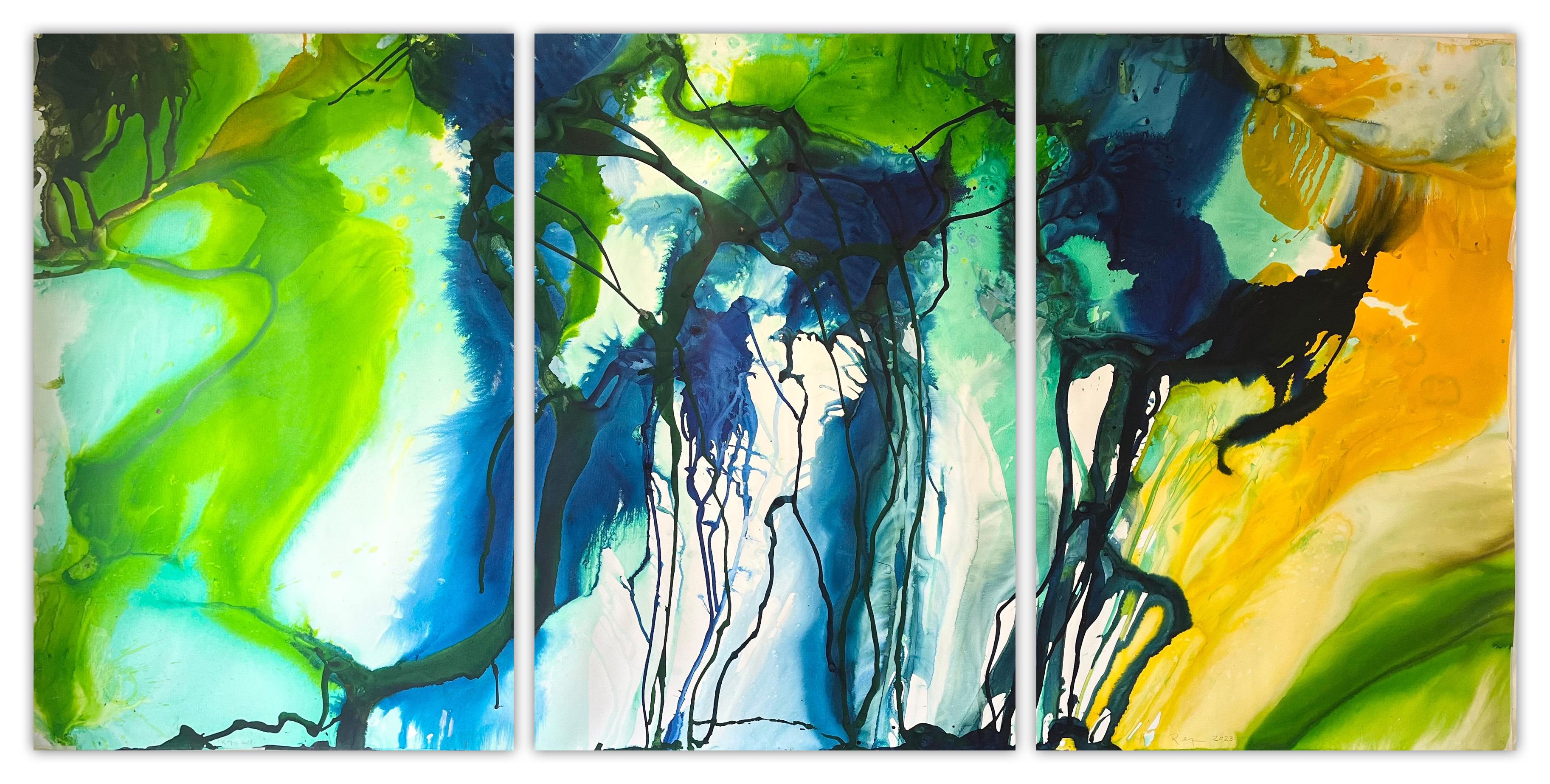 Martin Reyna  Abstract Drawing - Bois de Boulogne 1