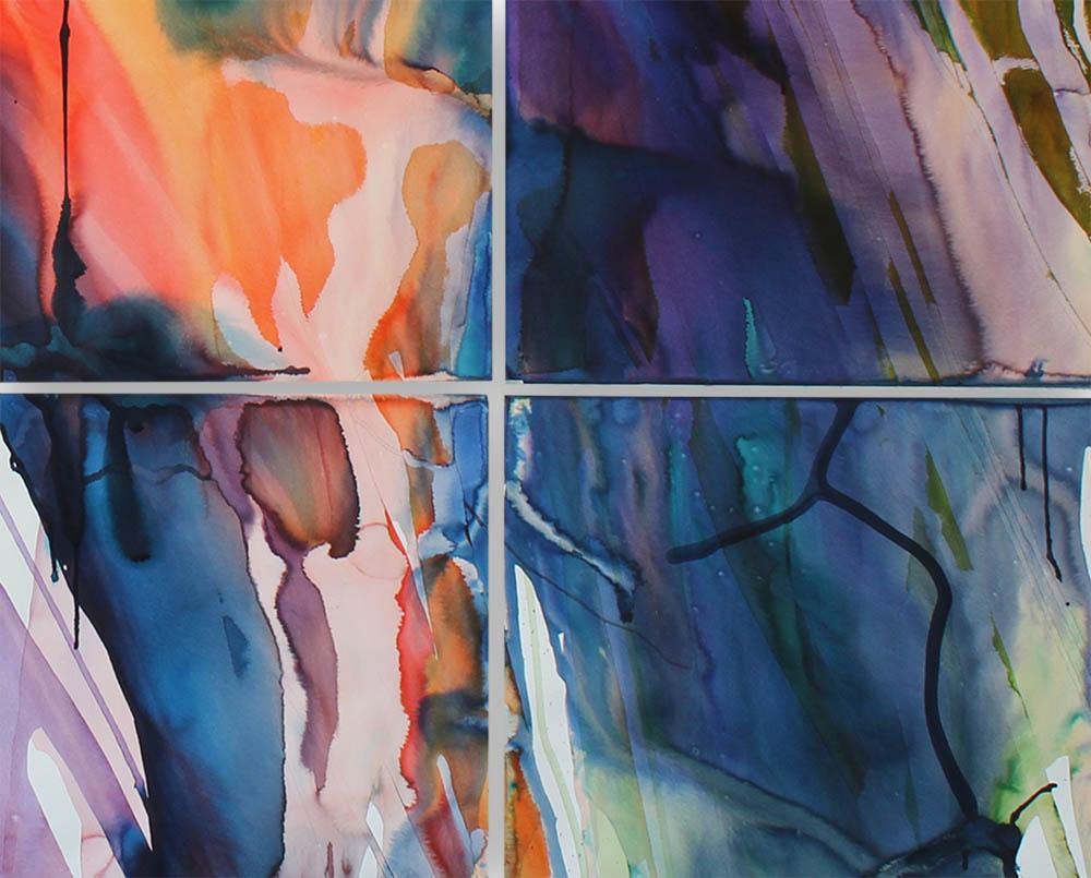 Le Bois (Pittura astratta) - Painting Astratto di Martin Reyna 