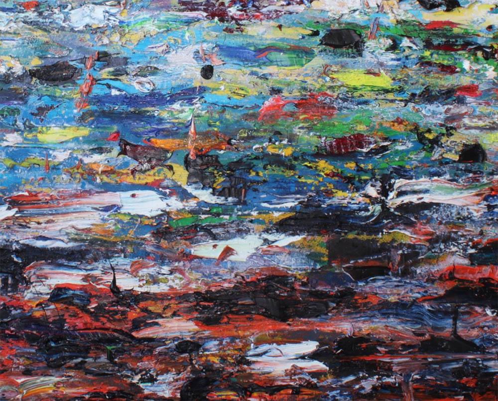 Paysage (Ref 18085) - Painting Astratto di Martin Reyna 