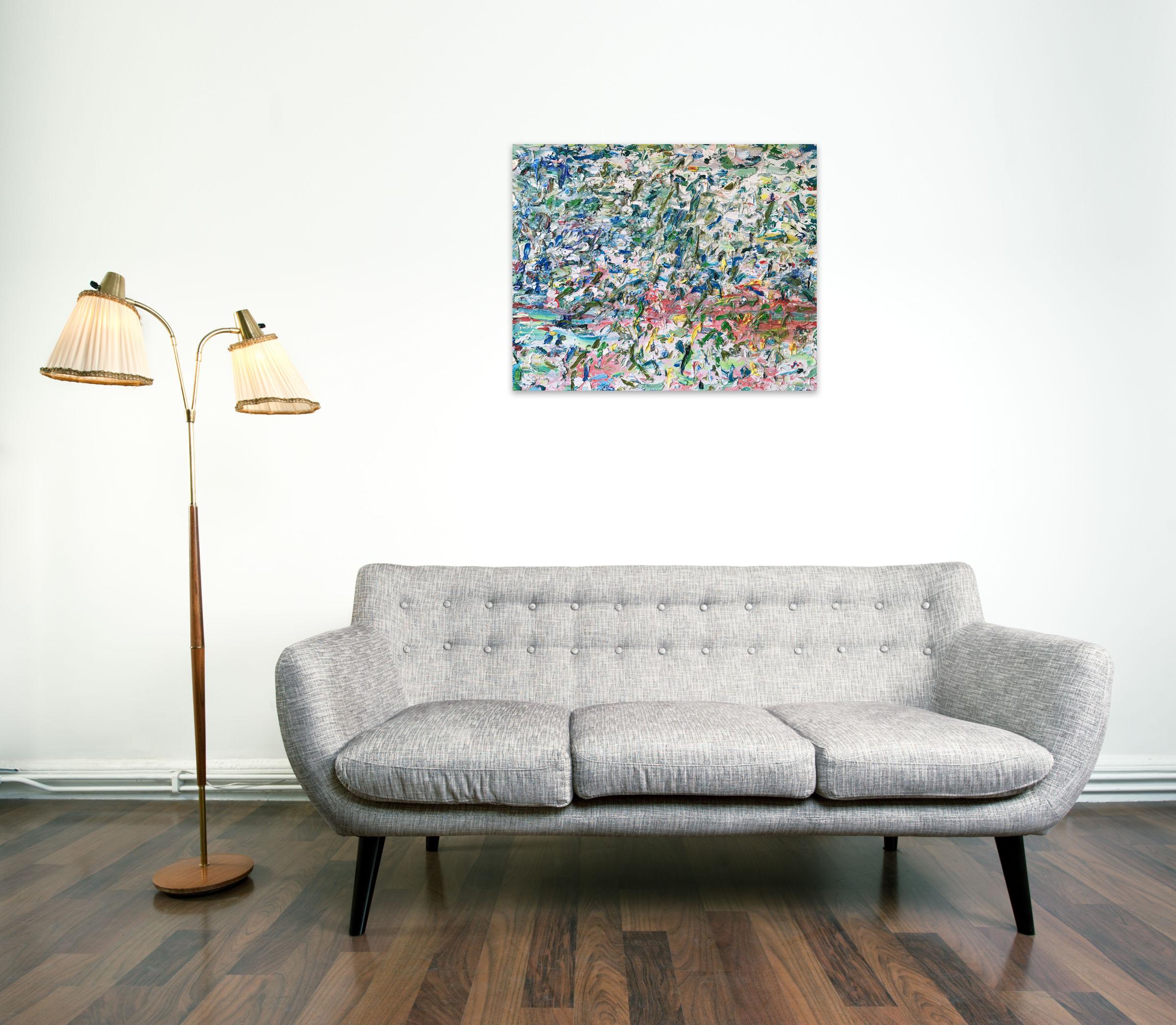 Paysage (Ref 21186) (Pittura astratta) - Painting di Martin Reyna 