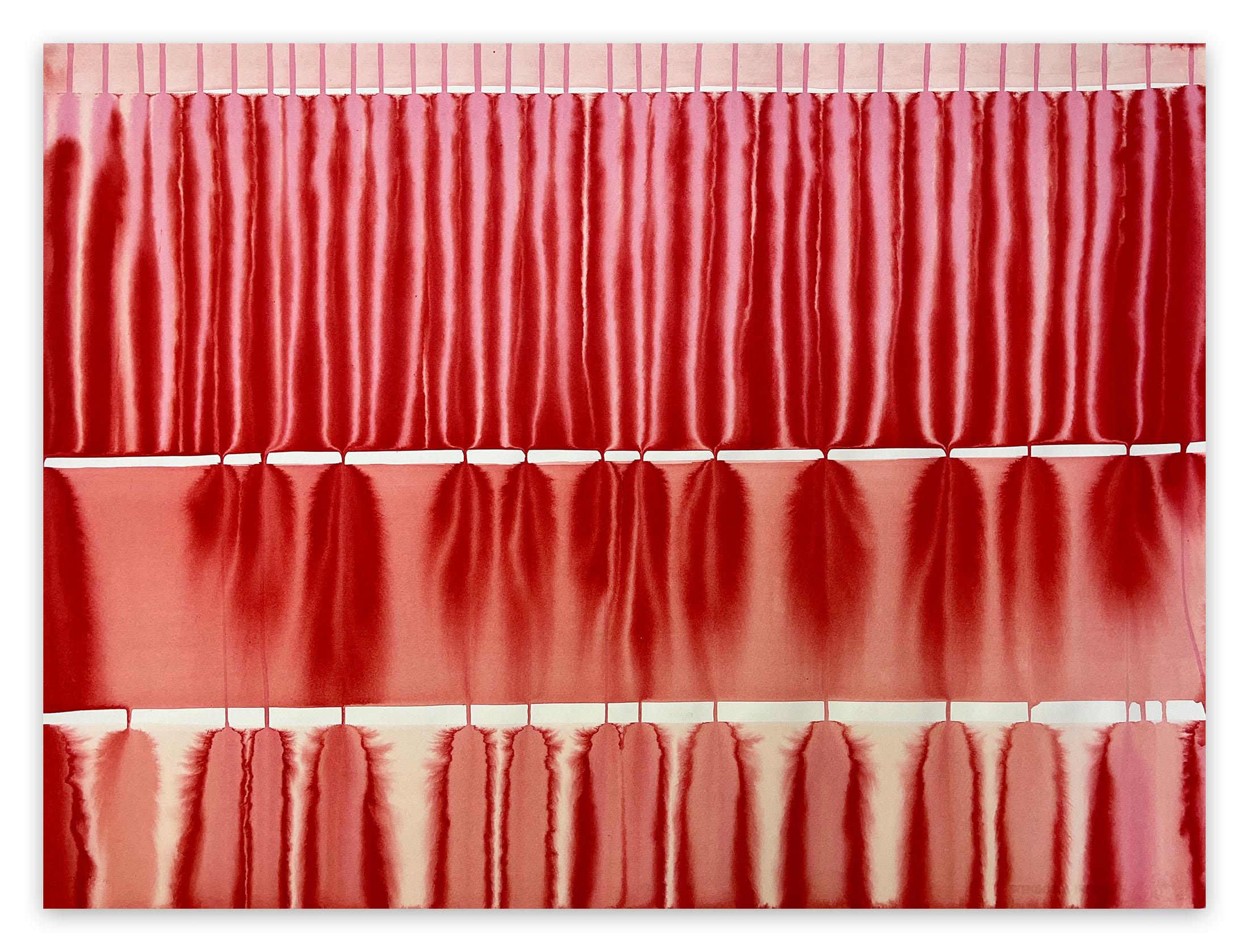 Abstract Drawing di Martin Reyna  - Rouge 20170 (Pittura astratta)