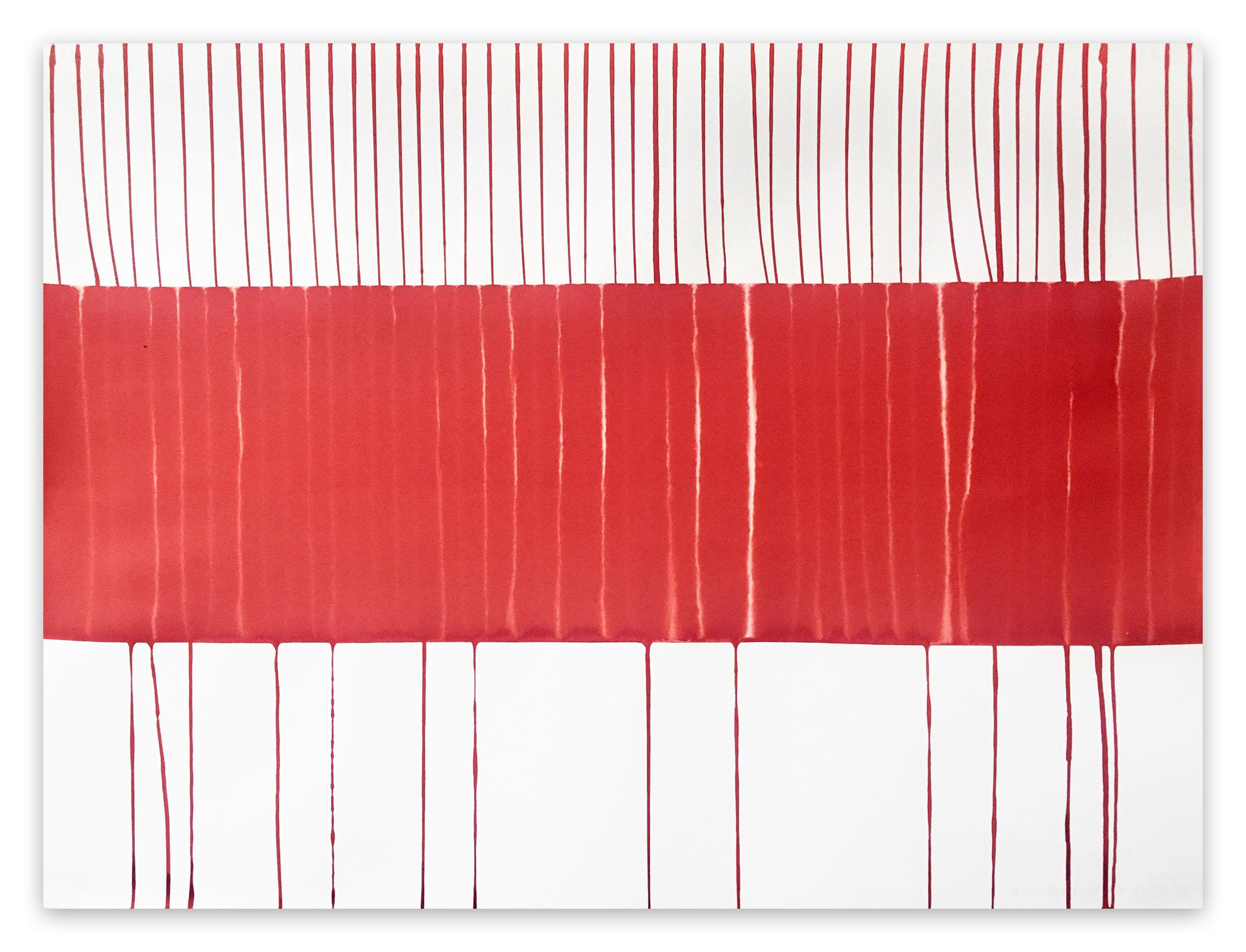 Abstract Painting di Martin Reyna  - Rouge 20171 (Pittura astratta)