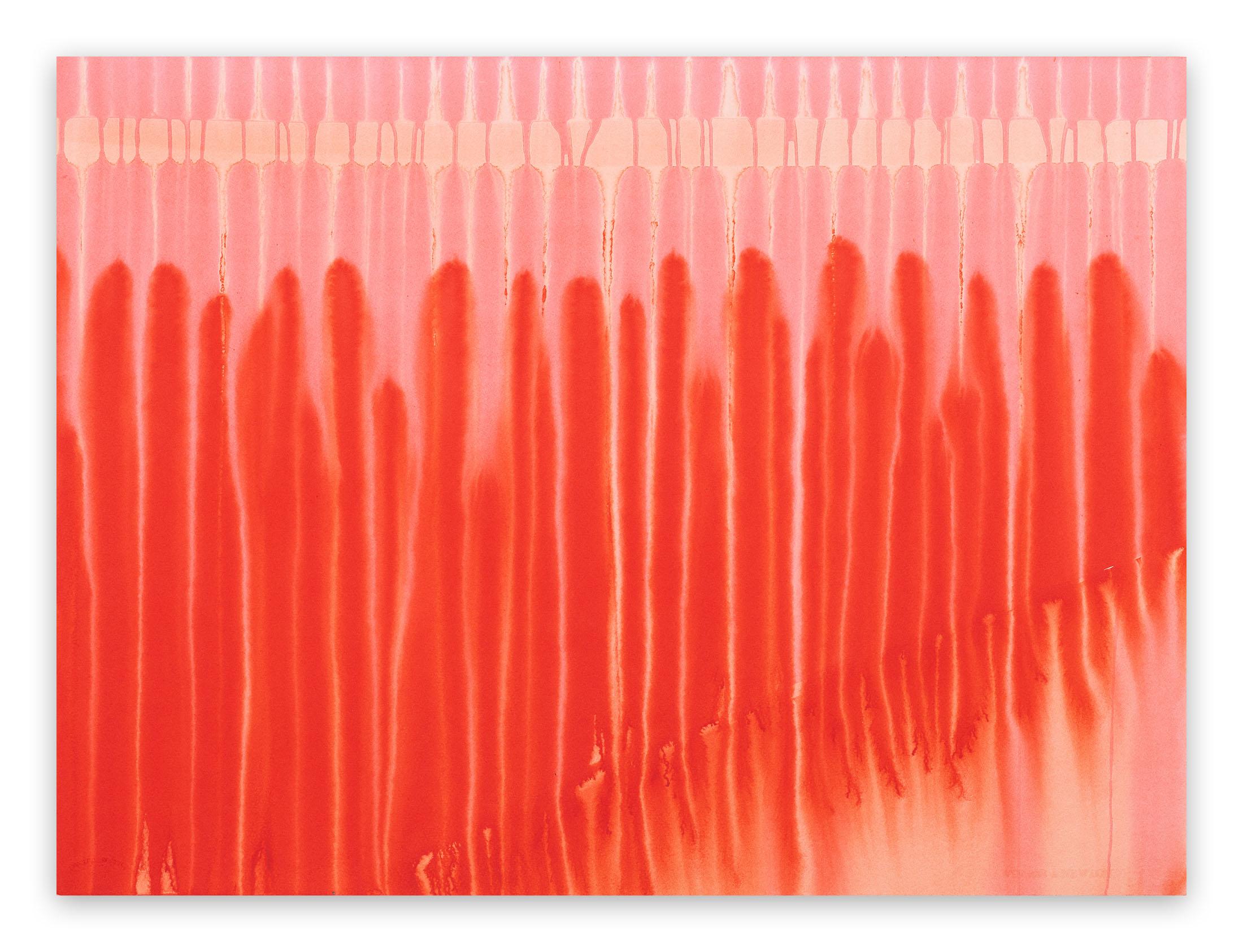 Martin Reyna  Abstract Painting - Rouge (Abstract painting)