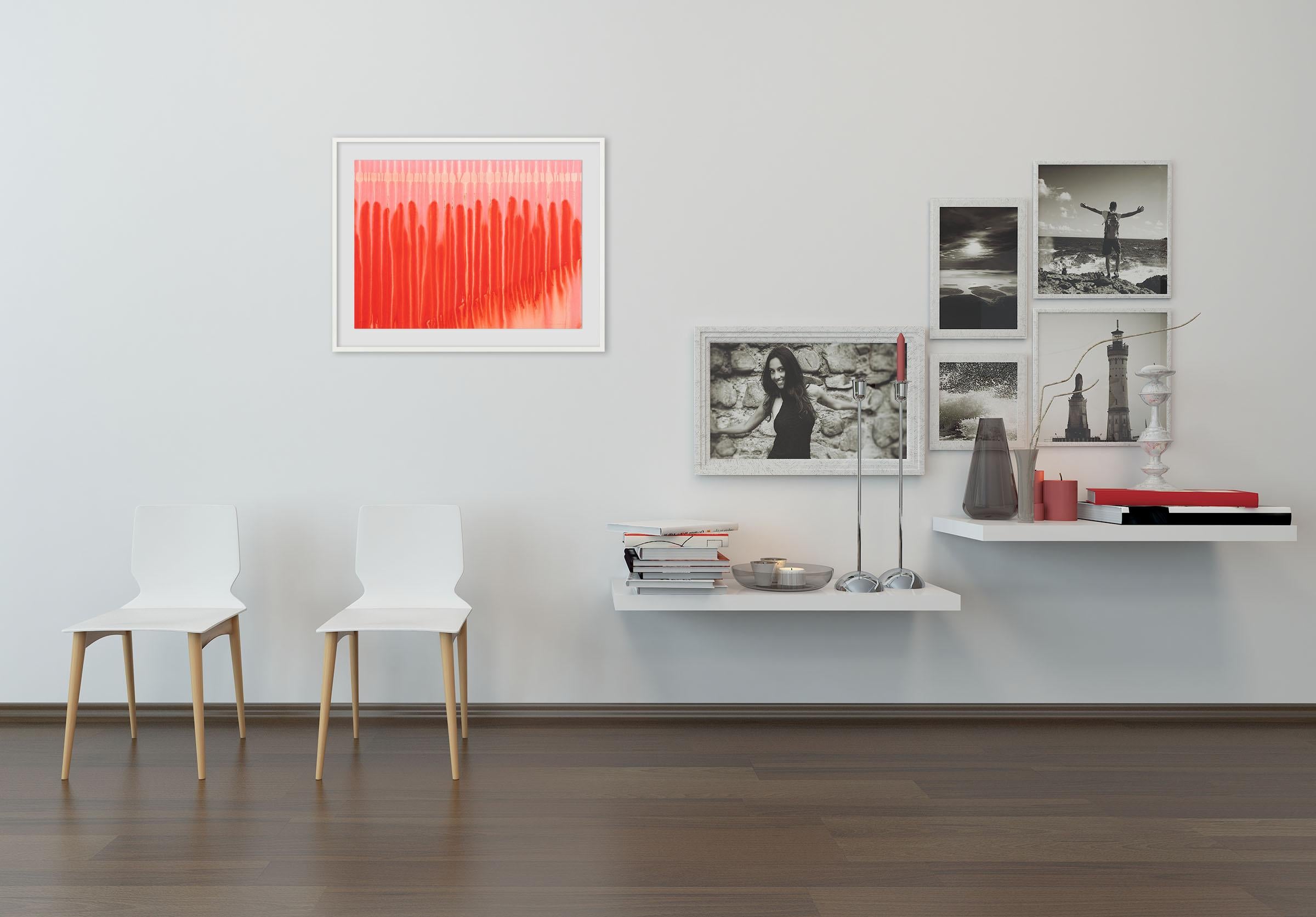 Rouge (Pittura astratta) - Art di Martin Reyna 