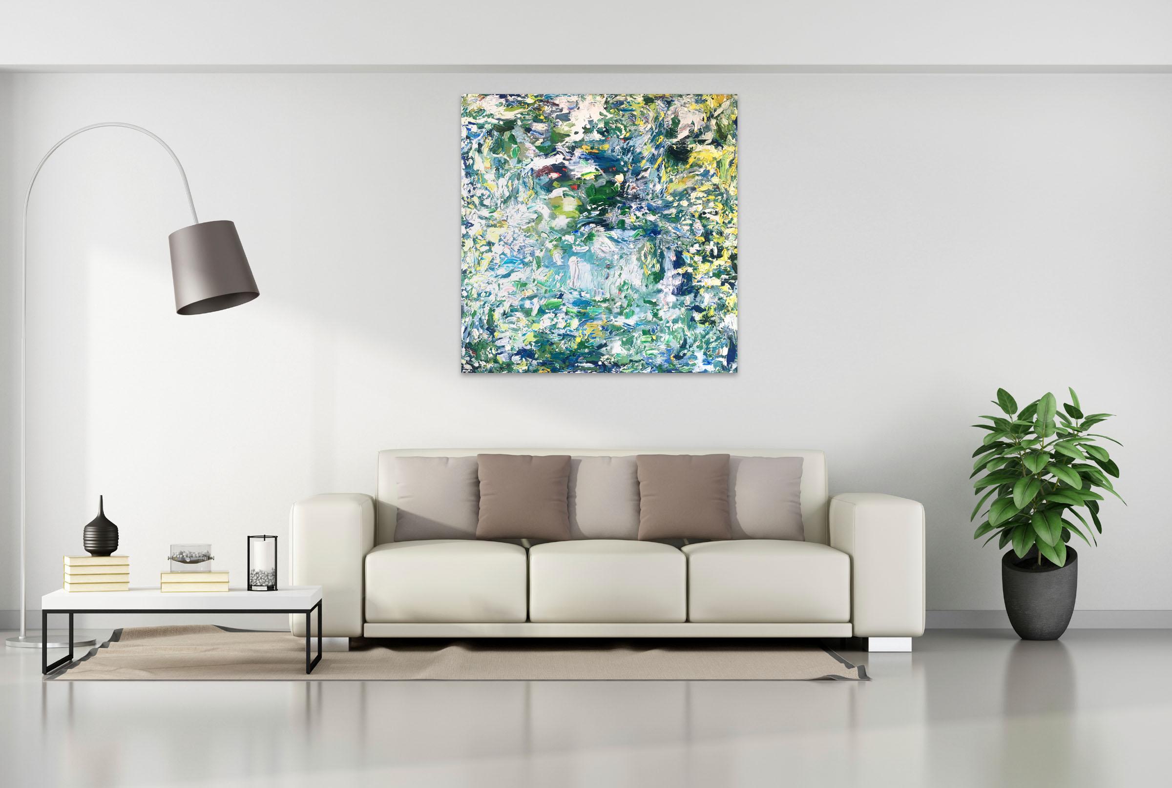 Senza titolo 21213 (Pittura astratta) - Painting di Martin Reyna 