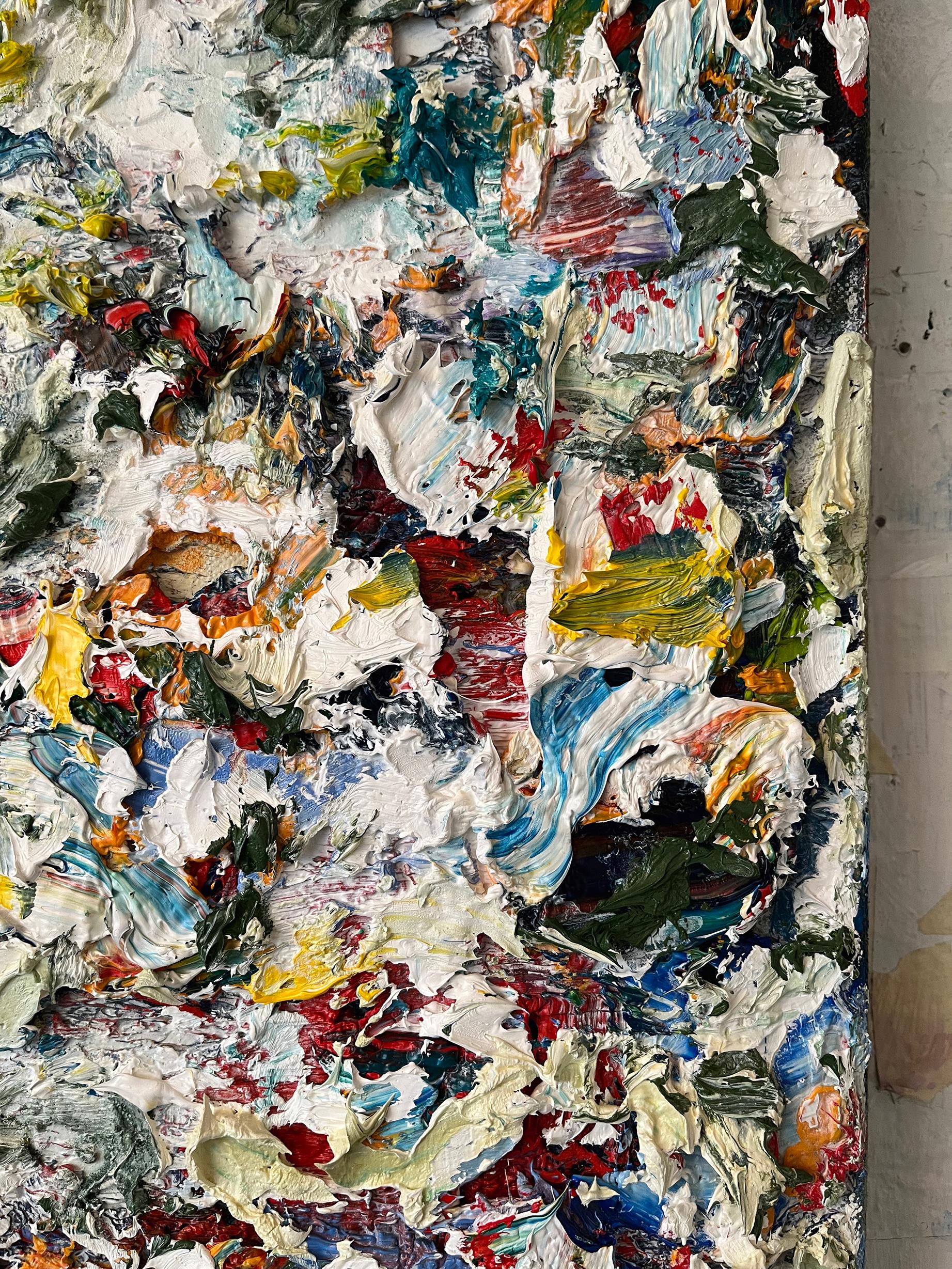 Senza titolo 21299 (Pittura astratta) - Abstract Painting Grigio di Martin Reyna 