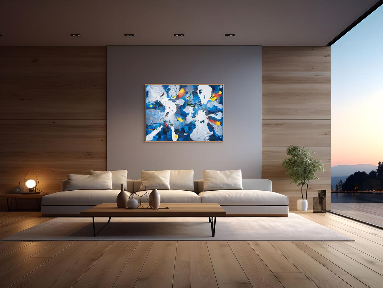 Senza titolo 24043 (Pittura astratta) - Painting di Martin Reyna 