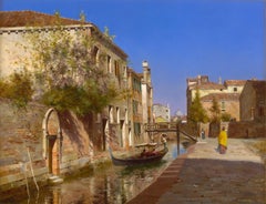 Venetian Scene by Martin Rico y Ortega