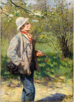 Martin Ränike, The Whistling Artist, Oil Painting 