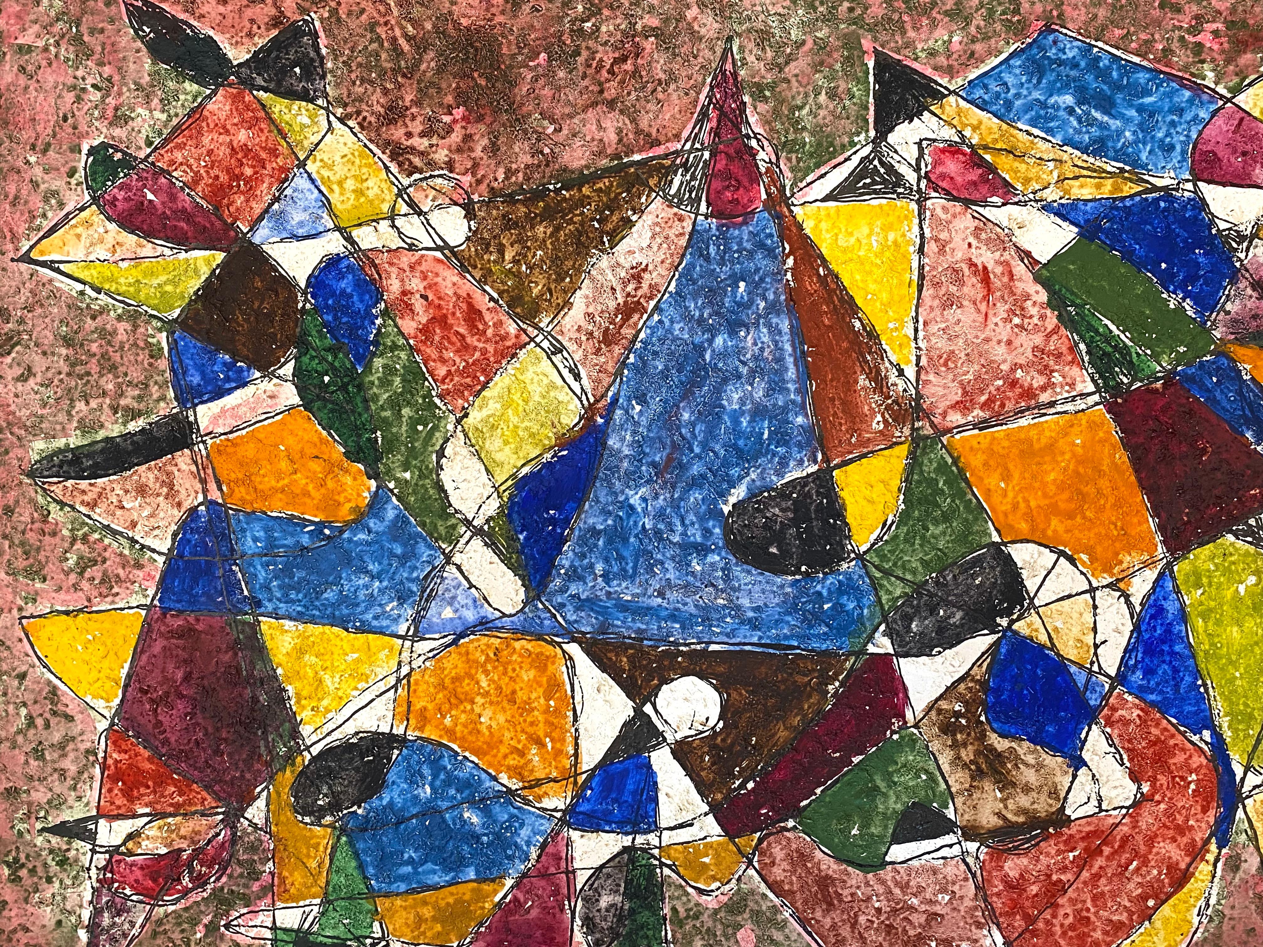 “Abstract #5” - Modern Painting by Martin Rosenthal