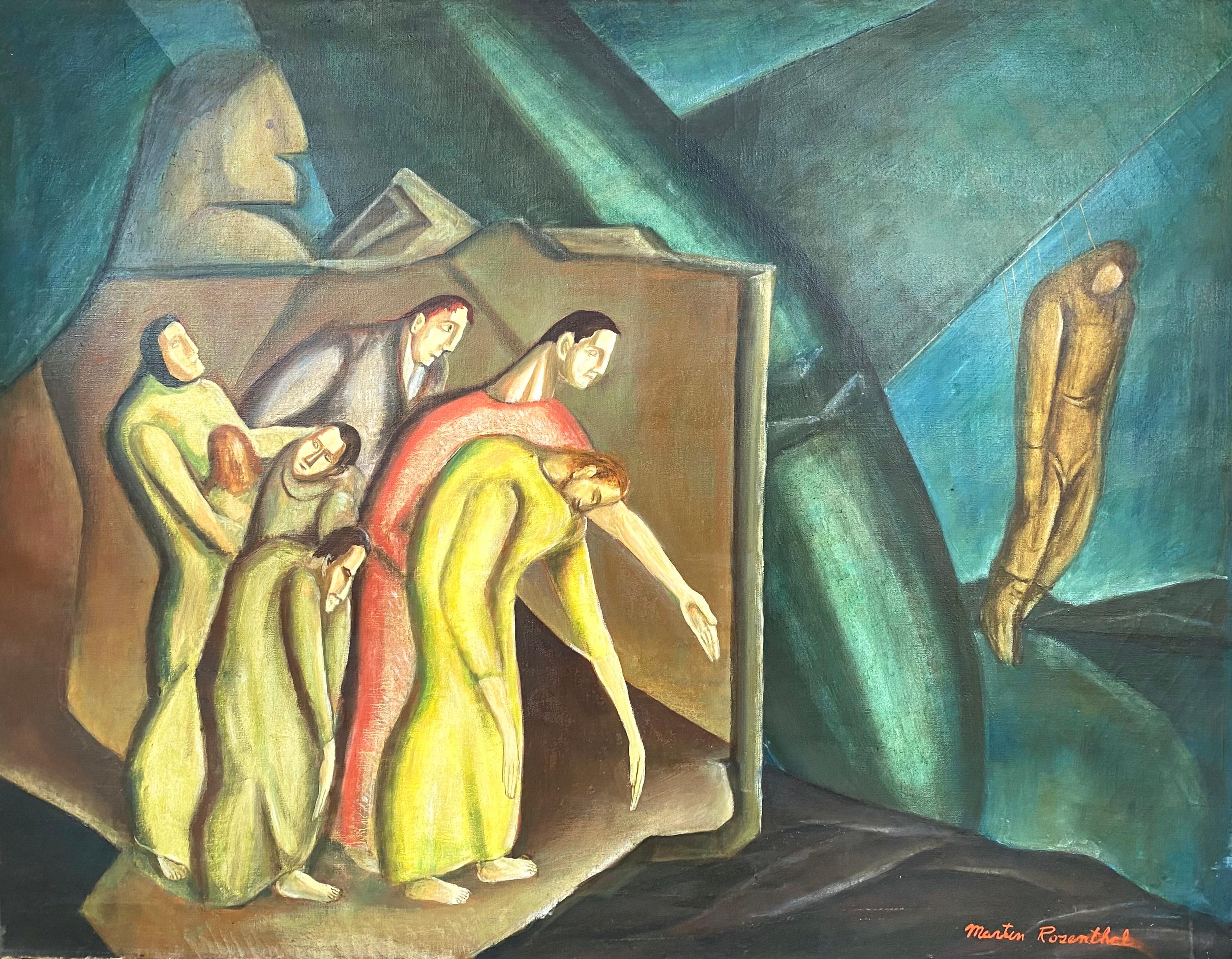Figurative Painting di Martin Rosenthal - "Senza titolo"
