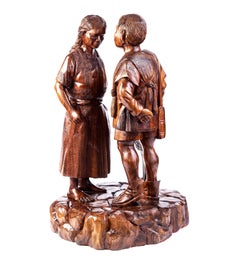 18'' Al son de mi tierra / Woodcarving Sculpture Mexican Folk Art