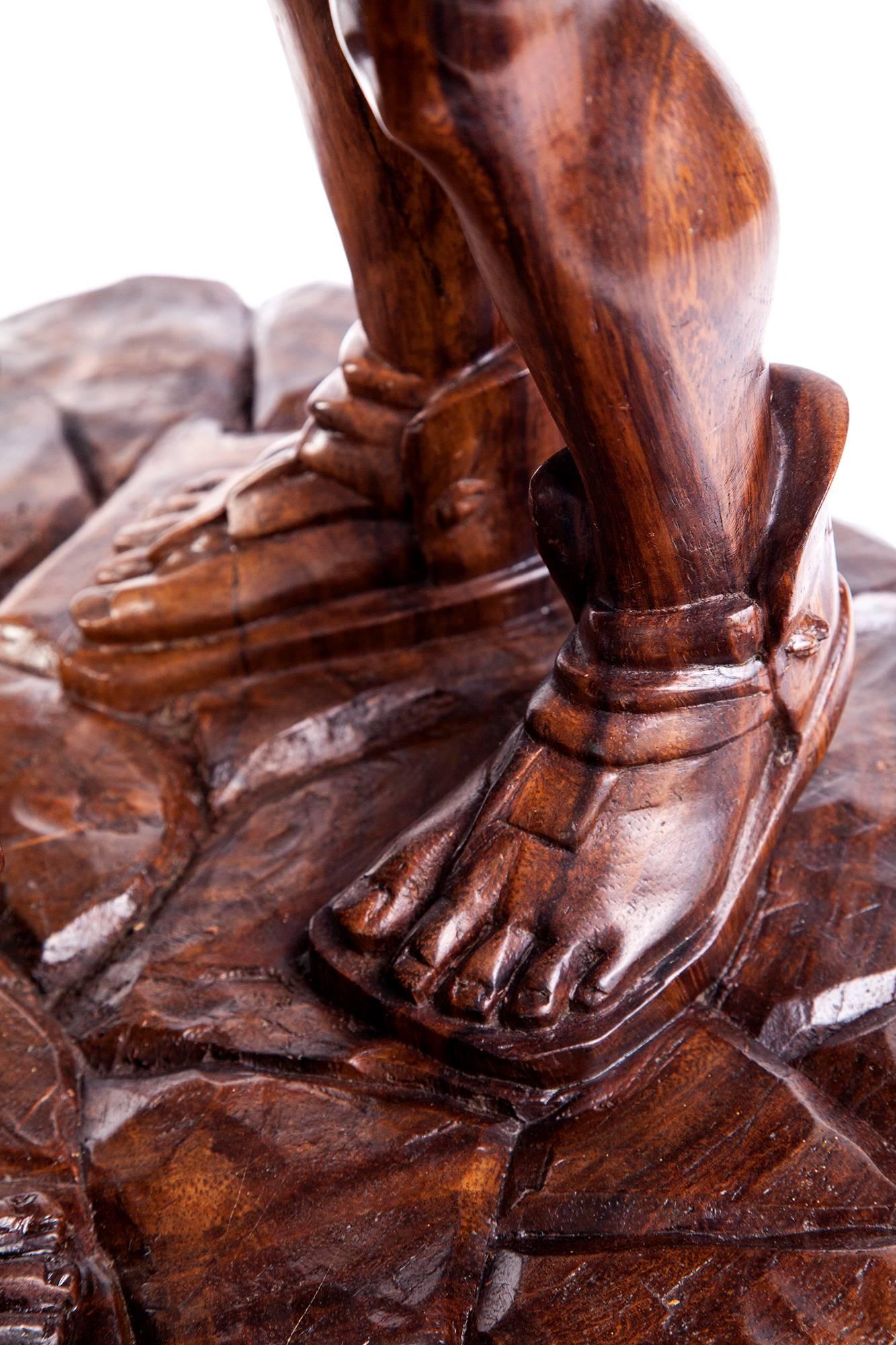 18'' Al son de mi tierra / Scultura in legno Arte popolare messicana in vendita 2