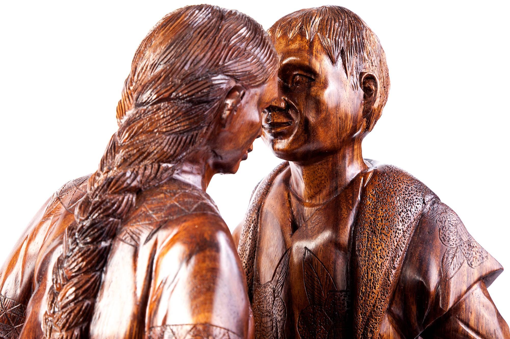 18'' Al son de mi tierra / Scultura in legno Arte popolare messicana in vendita 5