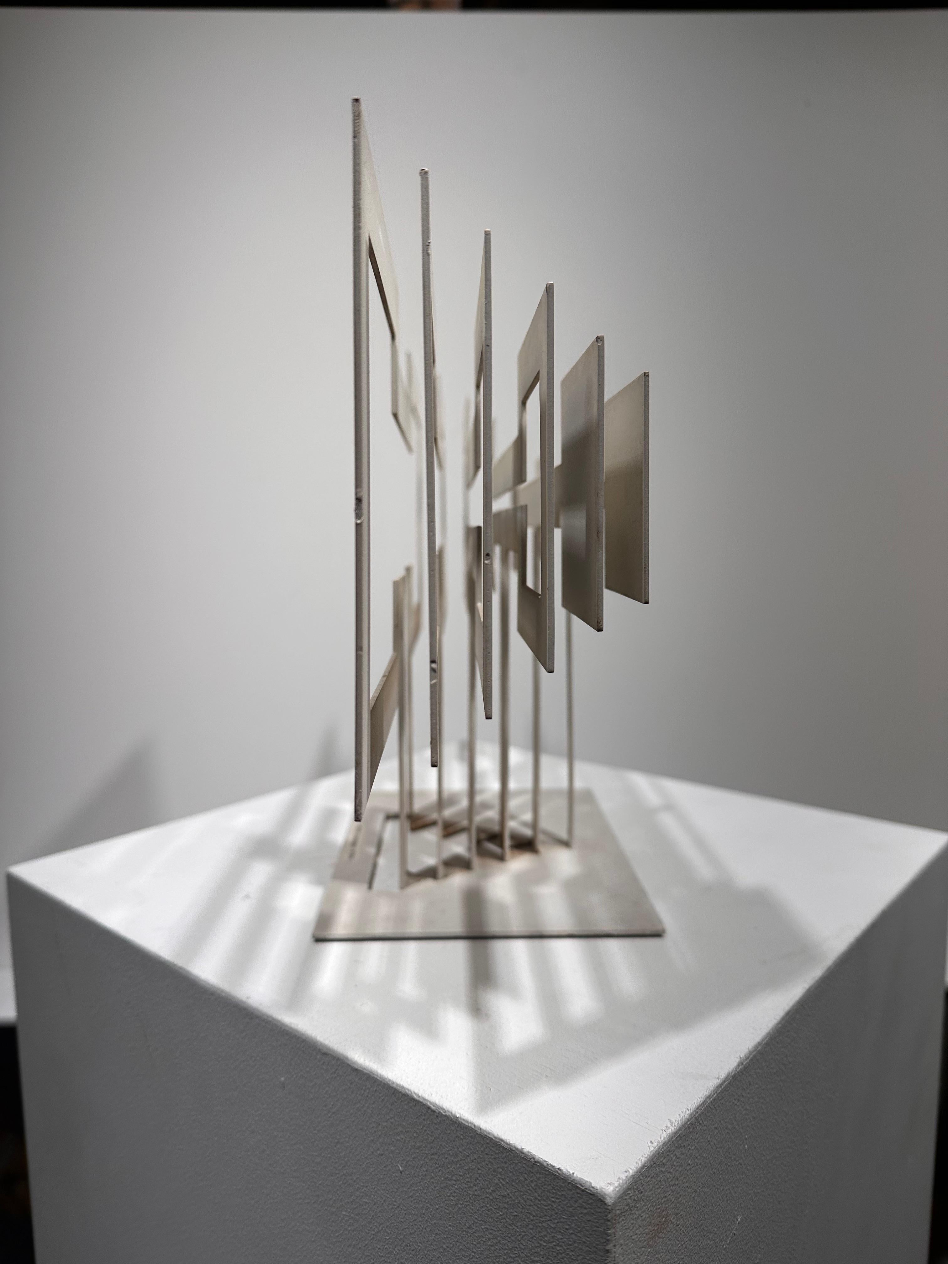 Martin Schreiber (1924-2005). White Fins, 1972. Painted steel. 9