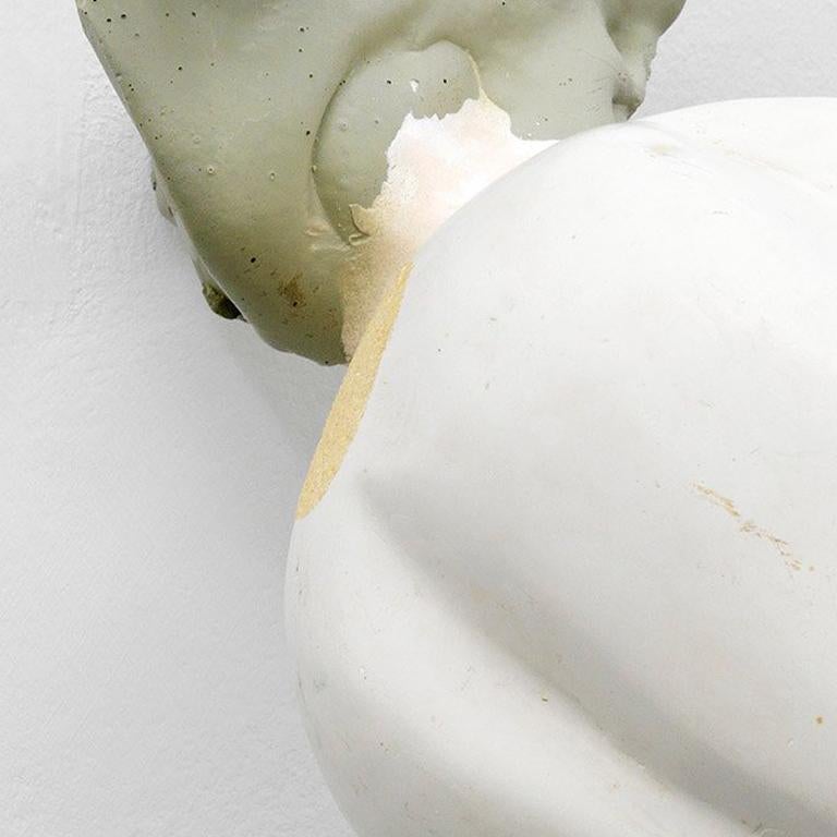 Frucht - Gray Abstract Sculpture by Martin Schwenk