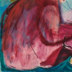 'Concert', San Francisco Bay Area Expressionist Oil, National Academy, Guitarist