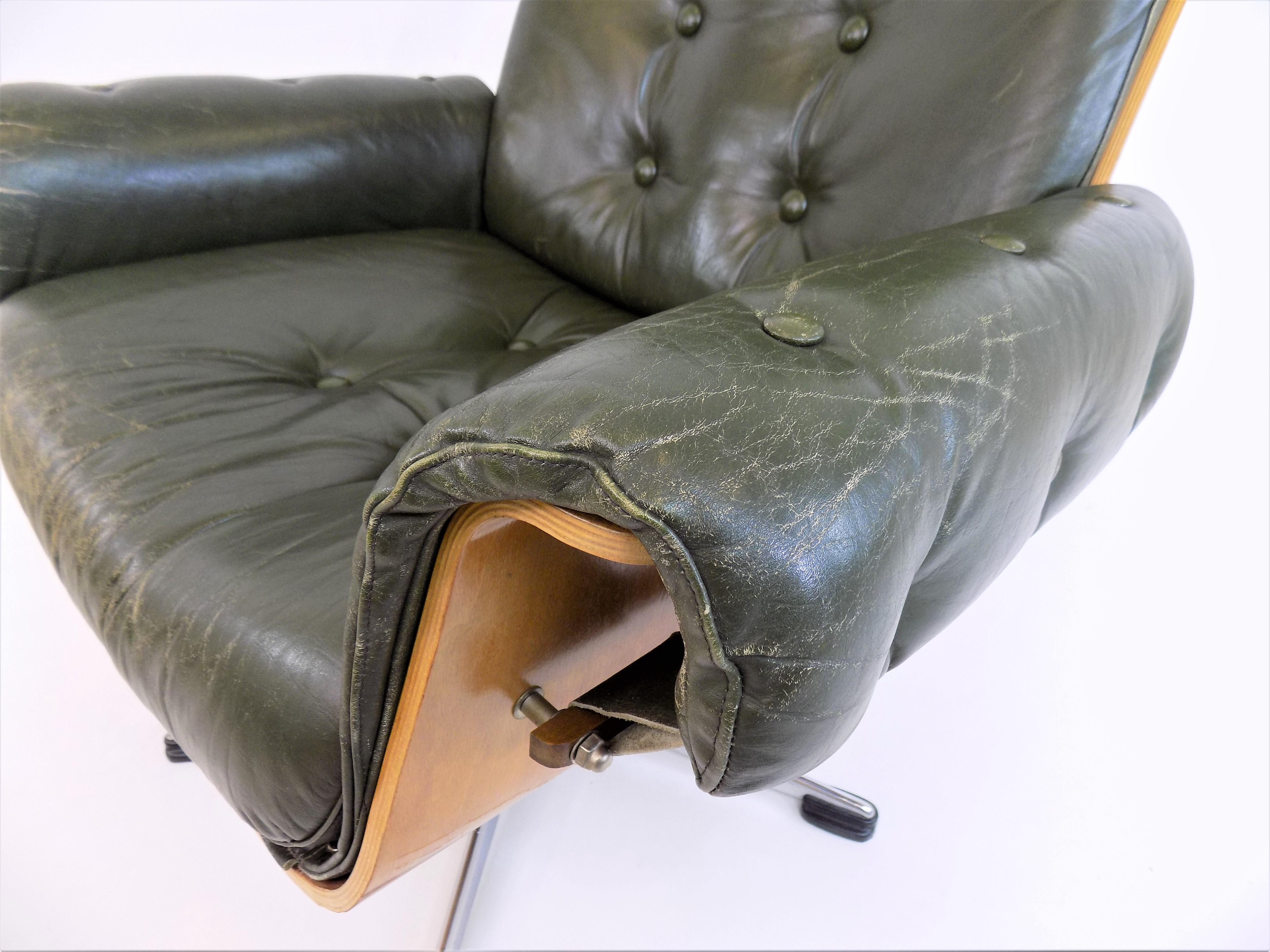 Martin Stoll Leather Chair 5612 for Giroflex 4