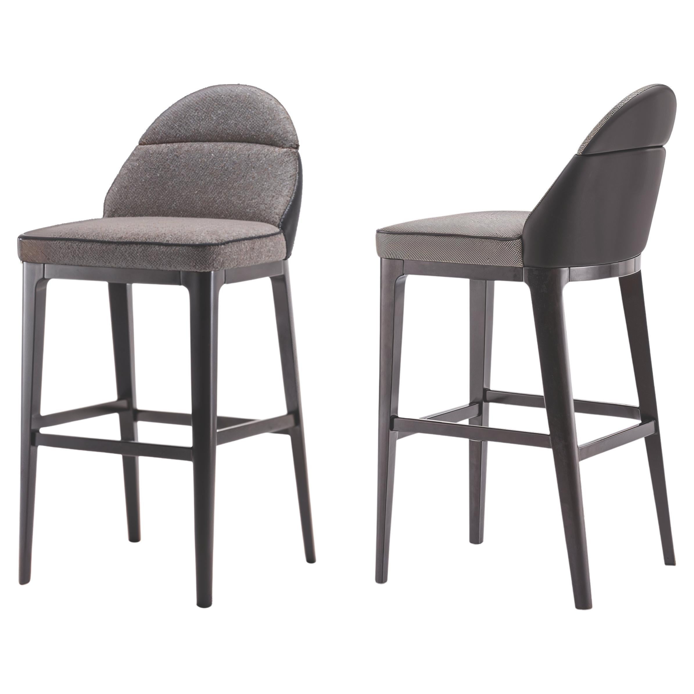 Pre-owned Medea Martin Stool In Brown