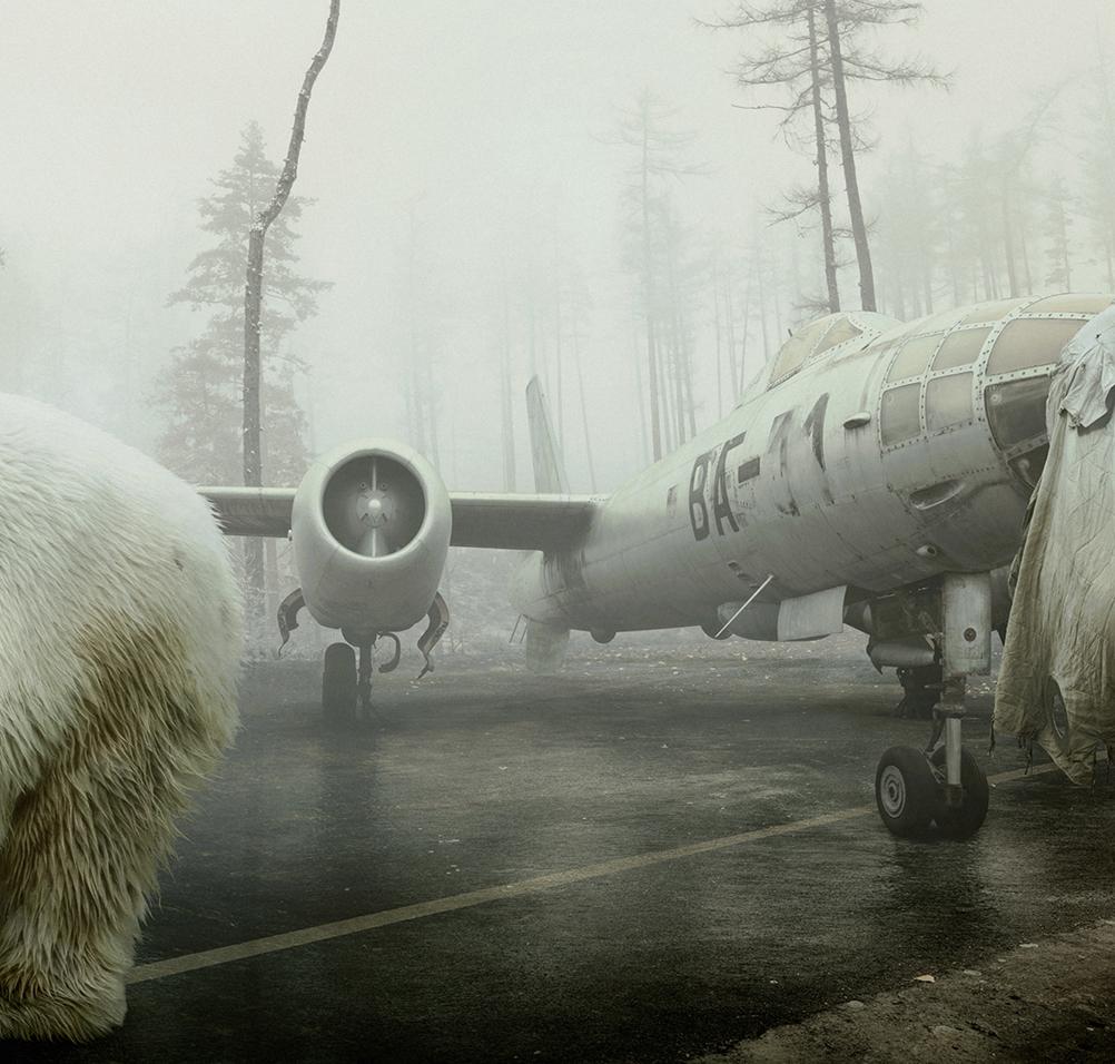 Bear With Me  - Surrealist Photograph by Martin Stranka