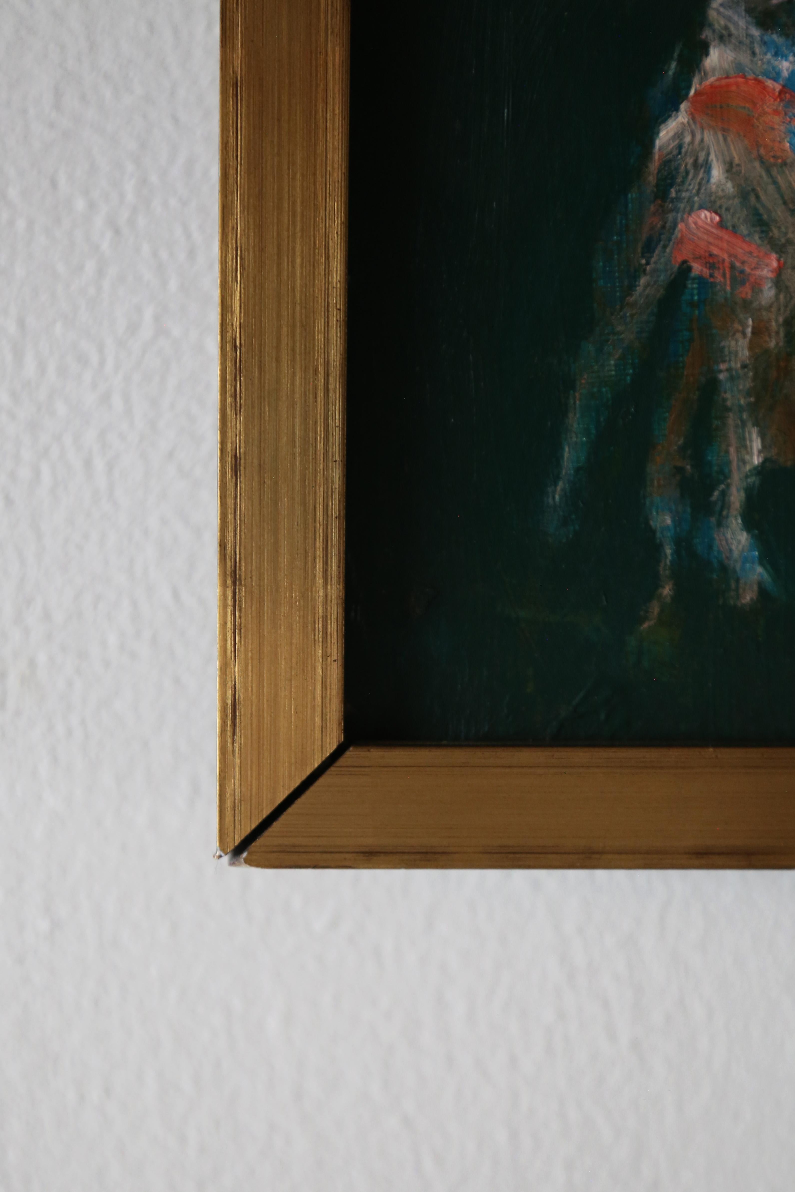 Martin Sumers (1922-2012), Sin título, 1999 Óleo figurativo sobre tabla Estadounidense en venta