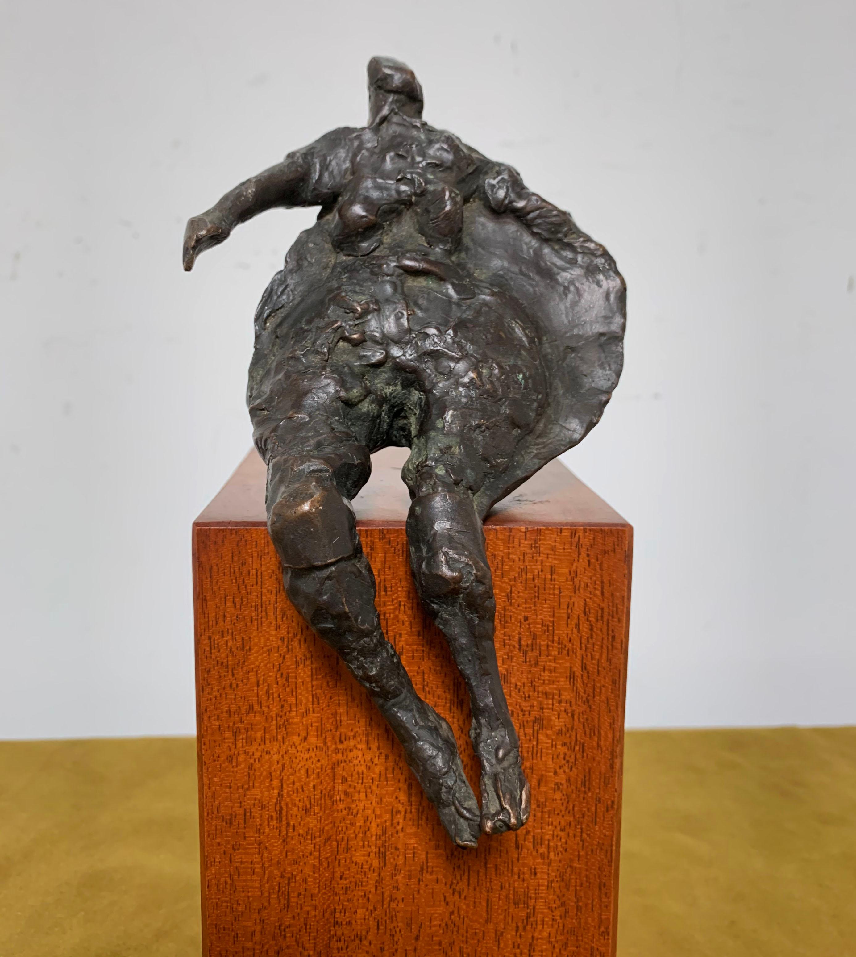 Martin Sumers Abstract Figurative Modernist Bronze Sculpture, circa 1970s 1