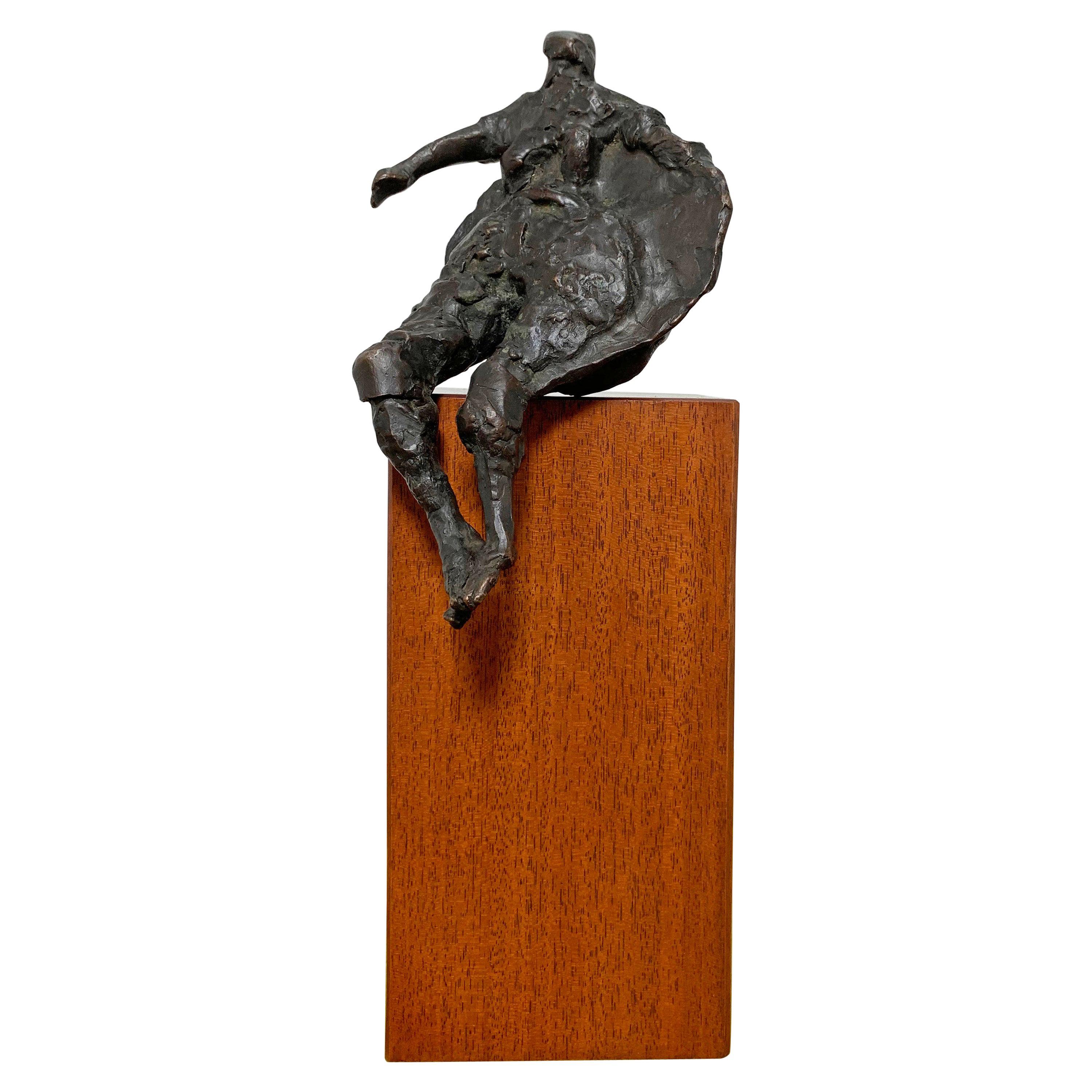Martin Sumers Abstract Figurative Modernist Bronze Sculpture, circa 1970s