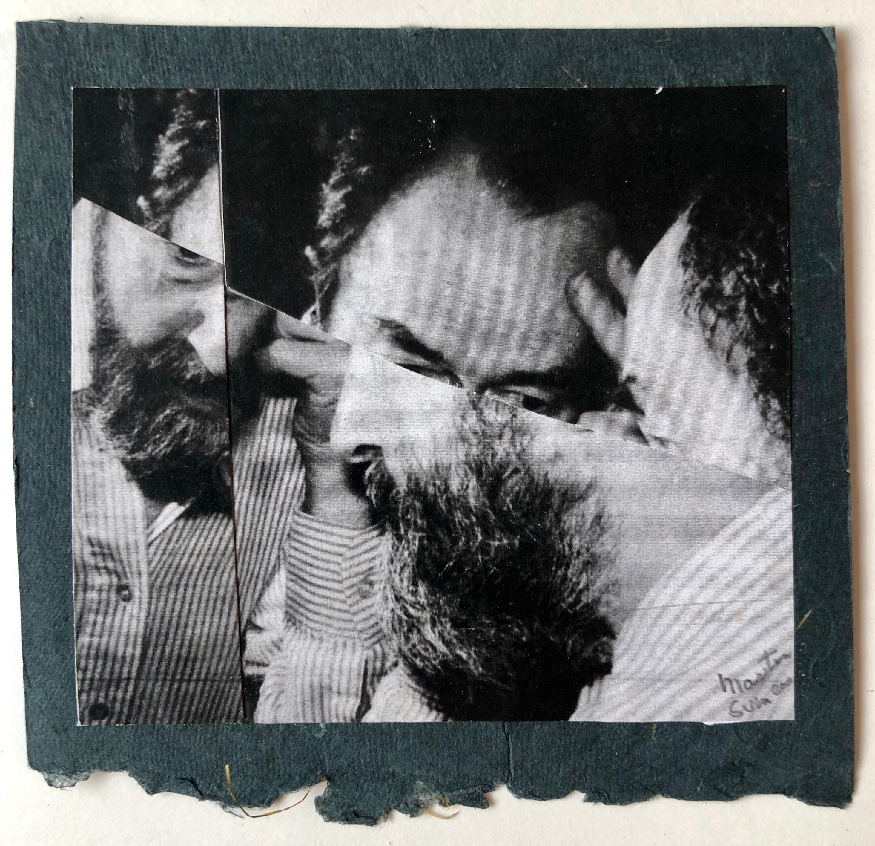 Si tratta di un collage originale unico, in stile decoupage di Jiri Kolar, un'opera d'arte eccezionale che fa parte di una collaborazione tra Hyman Bloom e il suo collega e amico Martin Sumers. Questo è firmato a matita da Martin