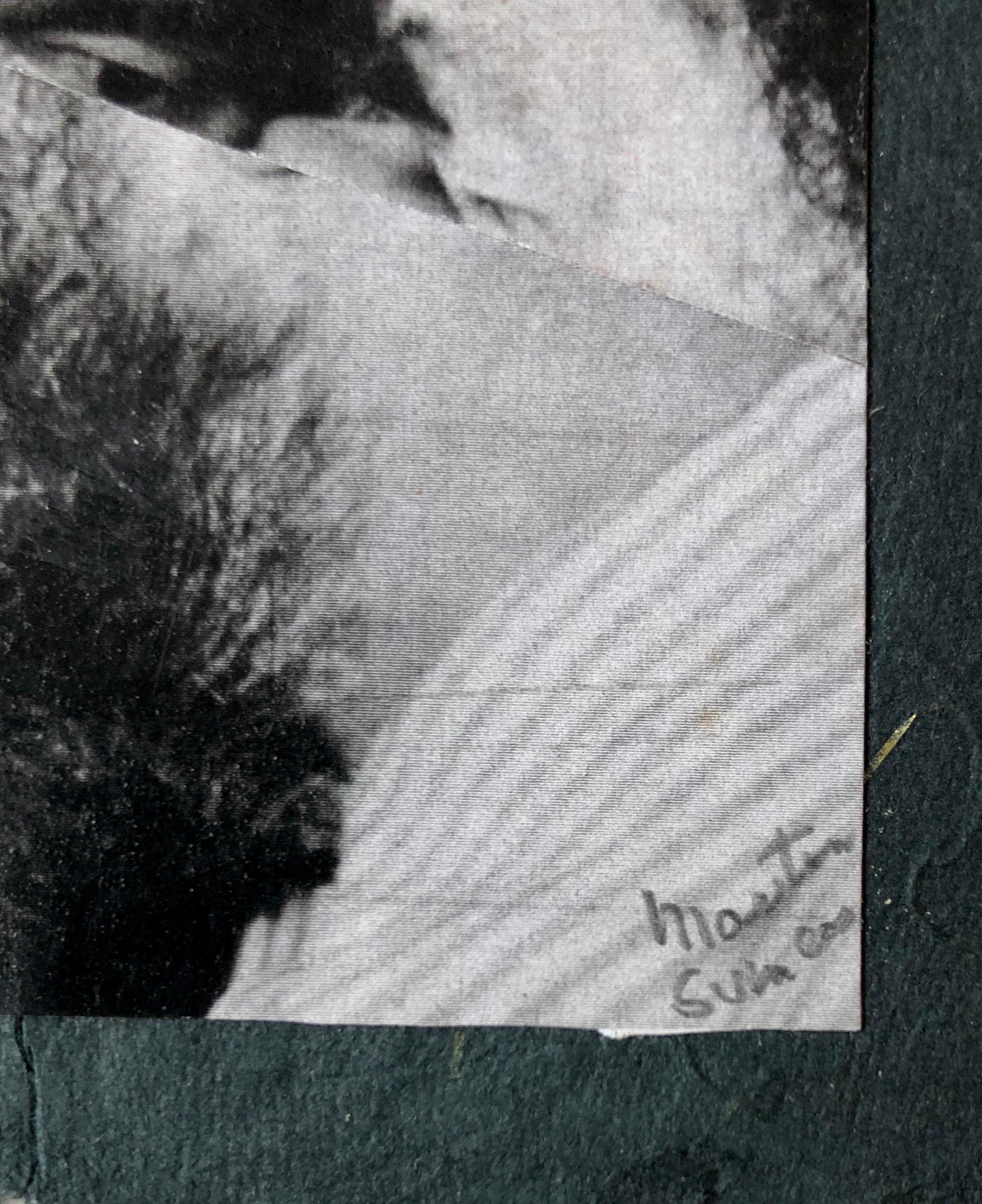 Vintage Abstract Expressionist Hyman Bloom Photo Collage Assemblage Photograph in vendita 1