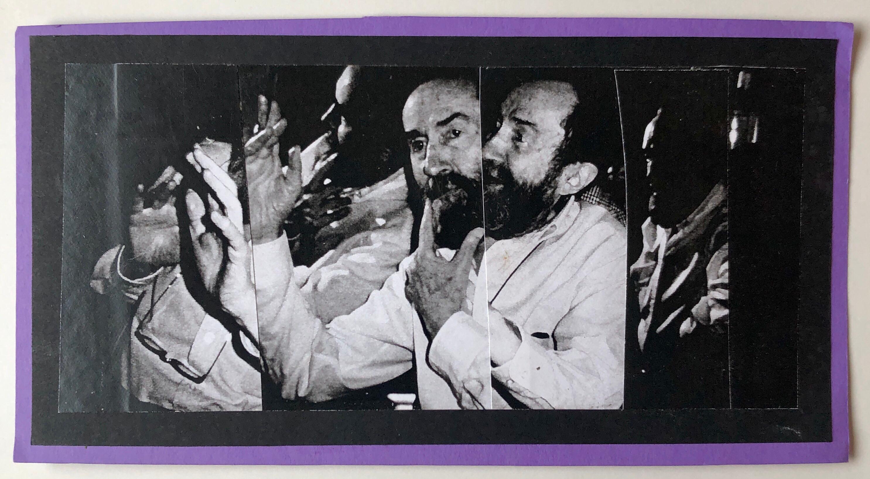 Fotografía Vintage Expresionista Abstracto Hyman Bloom Foto Collage Ensamblaje en venta 1