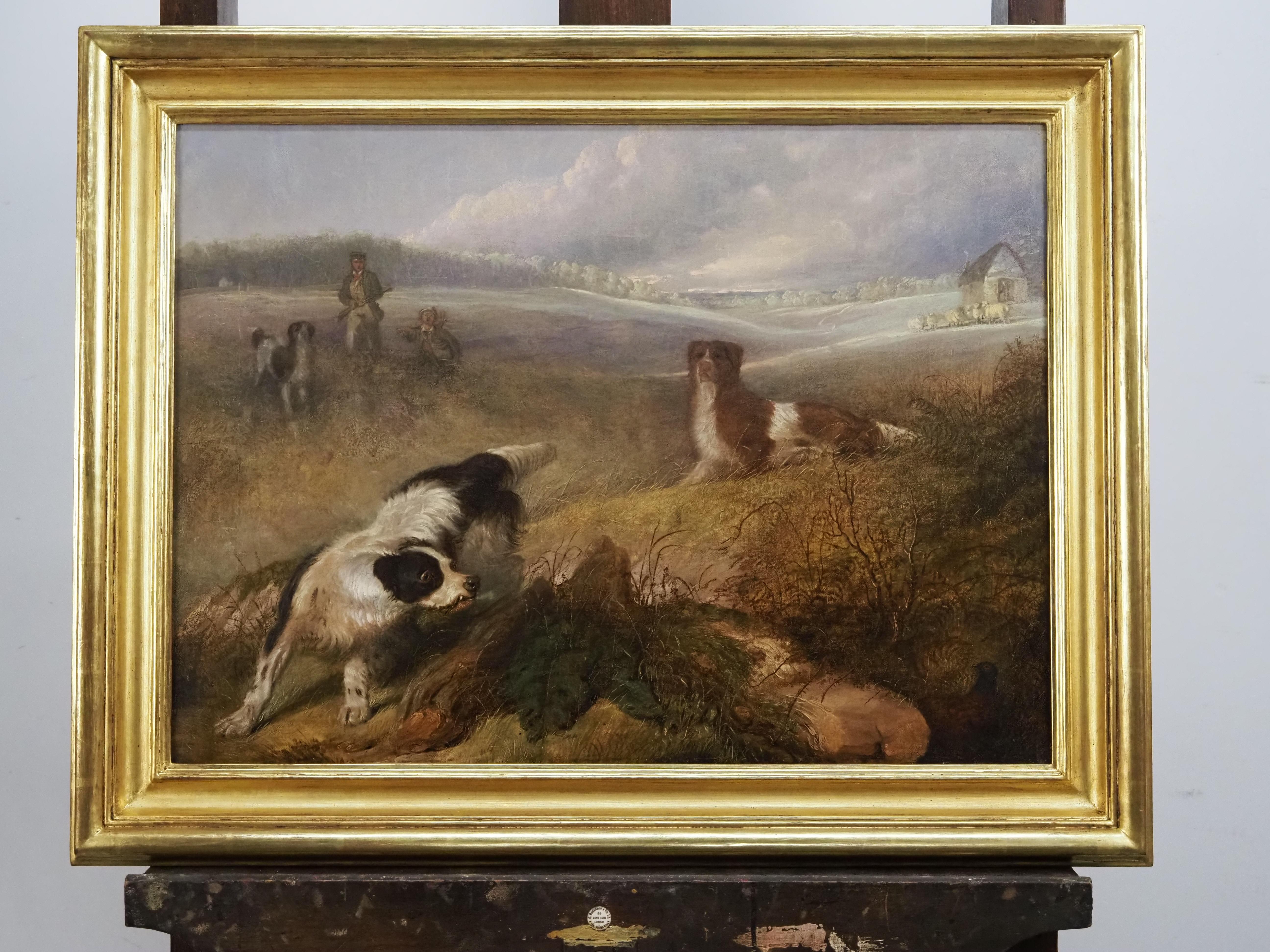 Die Setzer auf der Fährte (Viktorianisch), Painting, von Martin Theodore Ward