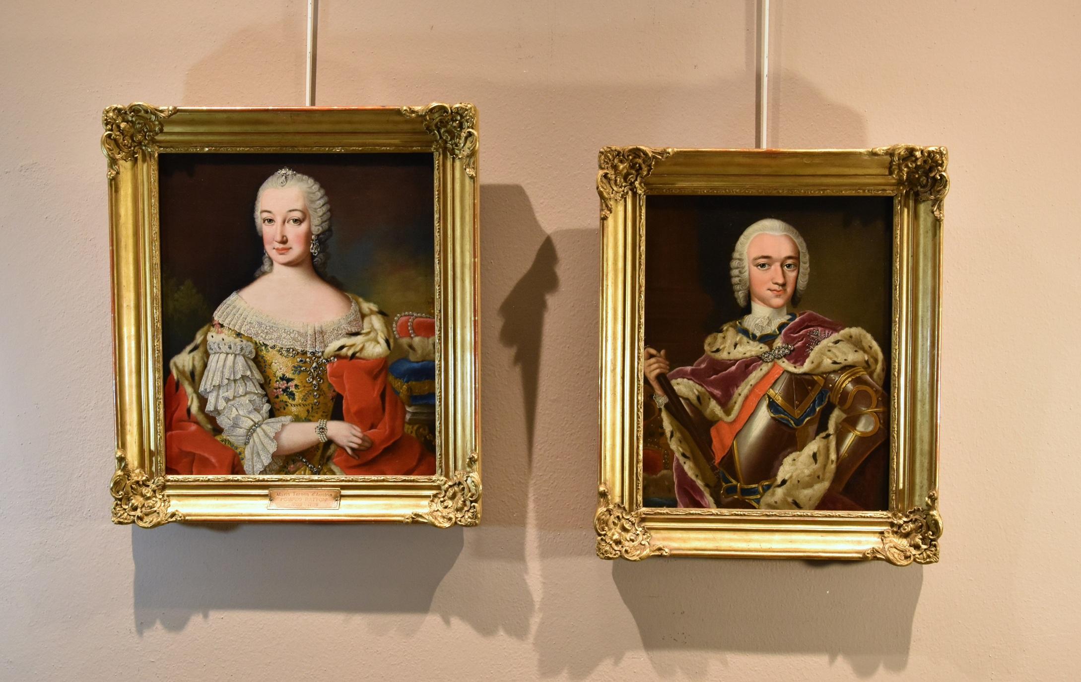 Queen Maria Theresa King Van Meytens 18th Century Paint Oil on canvas Old master For Sale 10