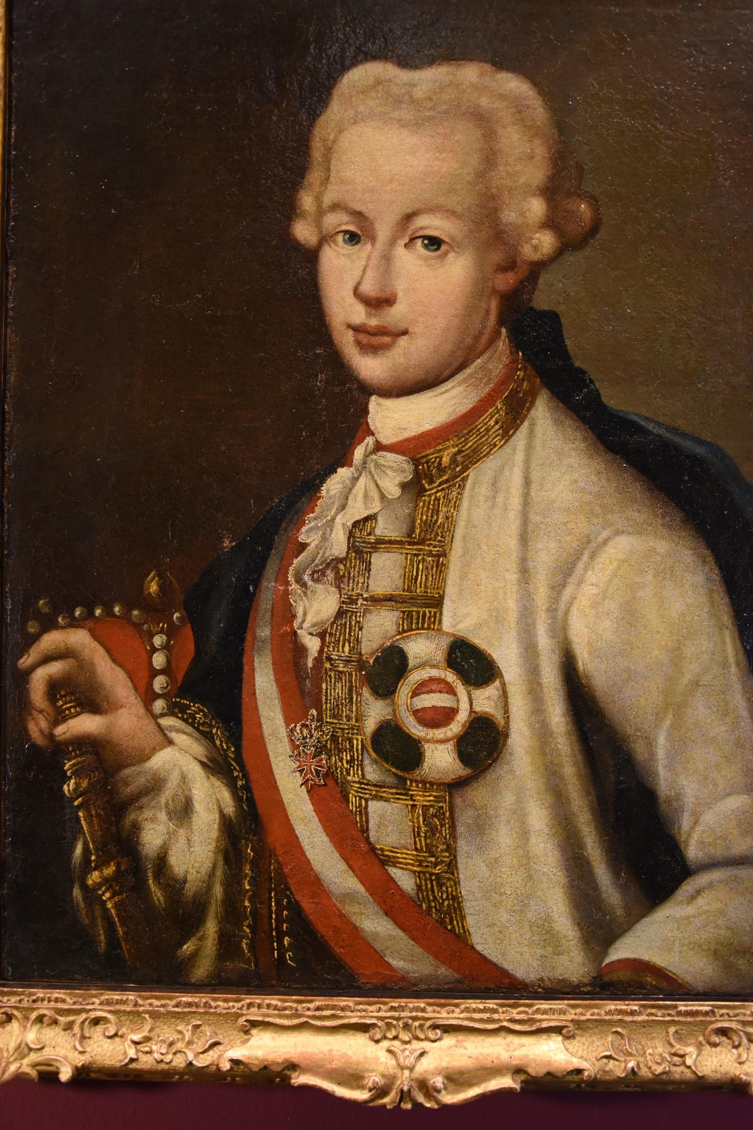 Portrait Emperor Peter Van Meytens Paint Oil on canvas 18th Century Flemish Art 1
