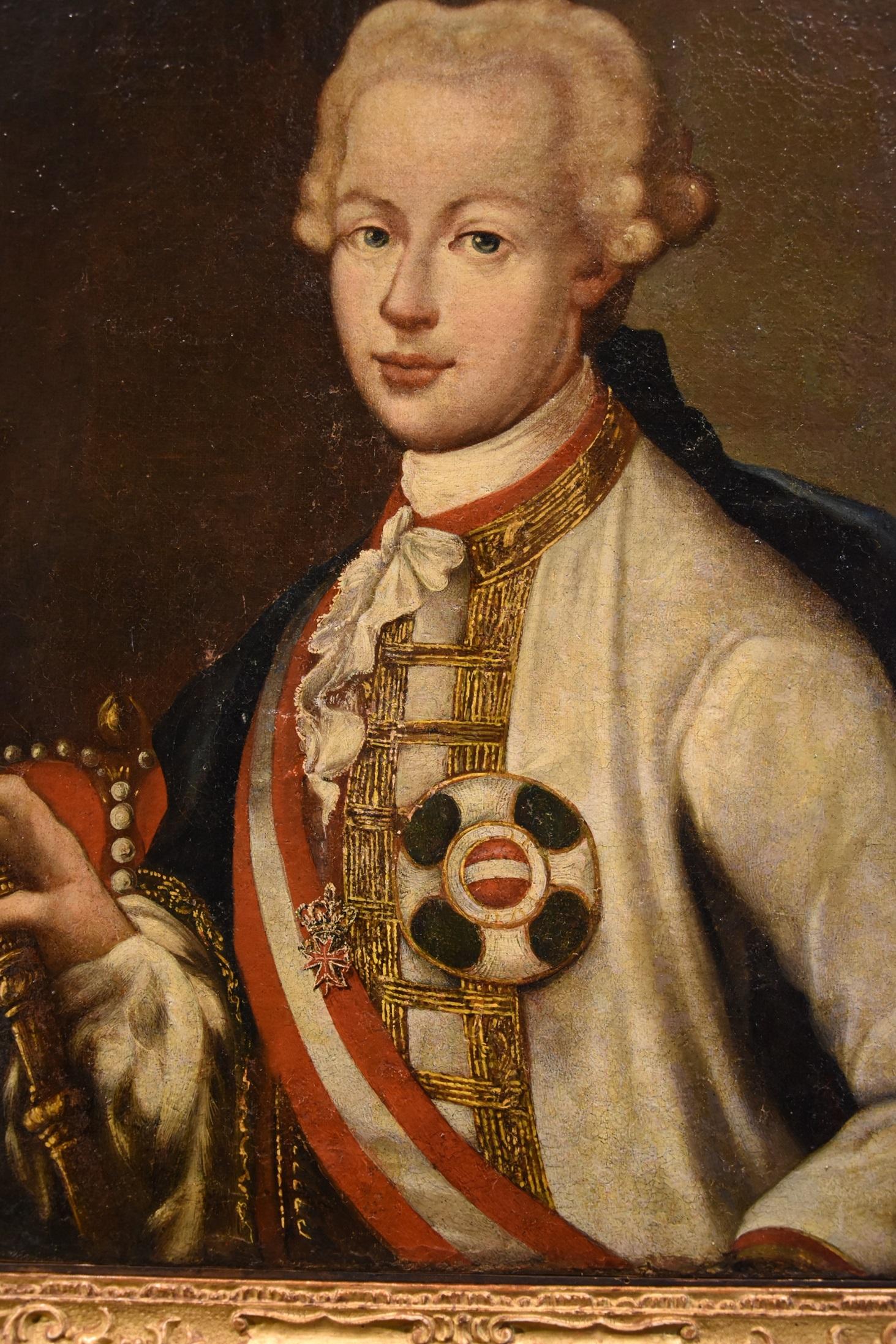 Portrait Emperor Peter Van Meytens Paint Oil on canvas 18th Century Flemish Art 3