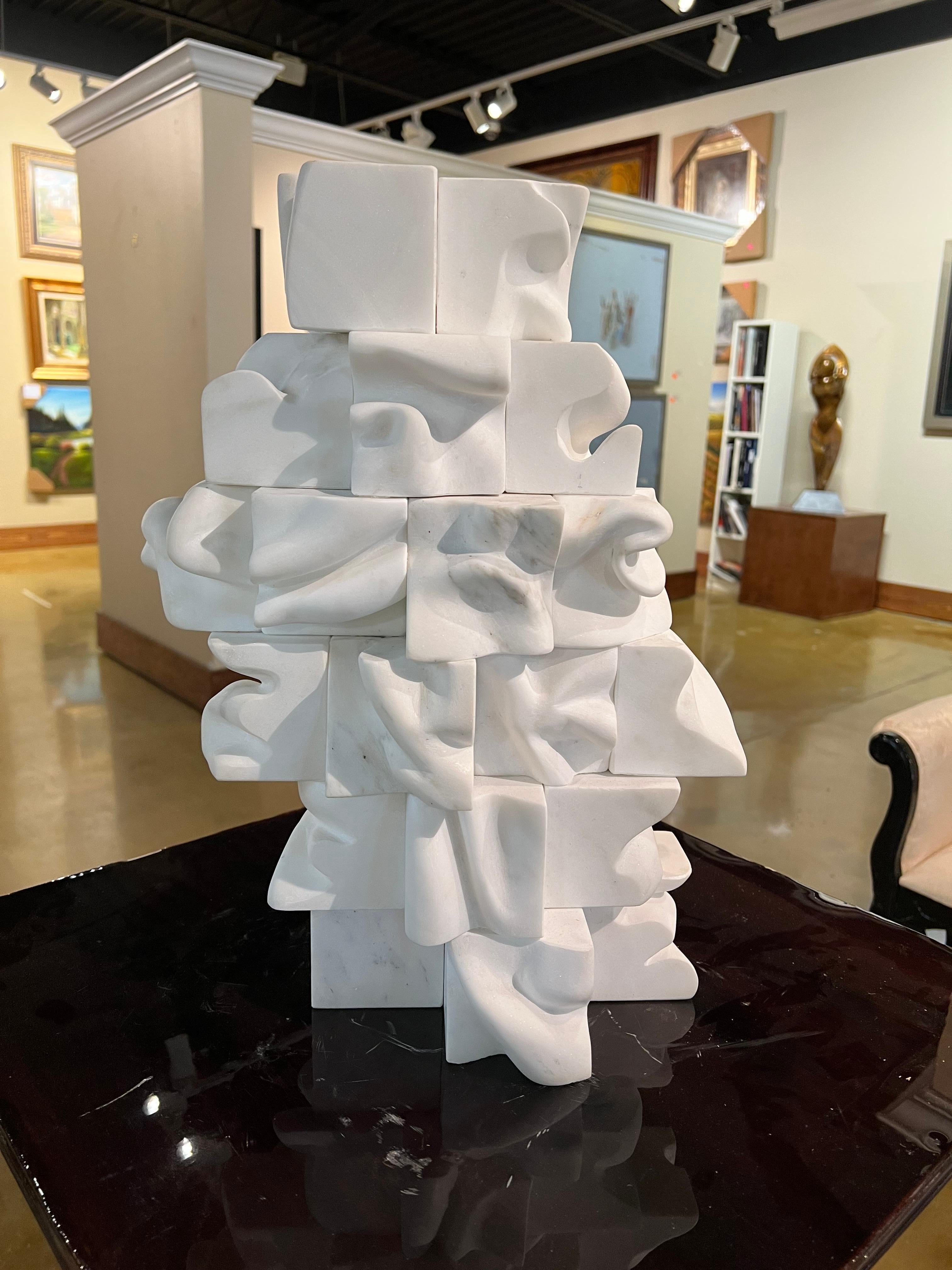 26 cubes - Postmoderne Sculpture par Martin Varo