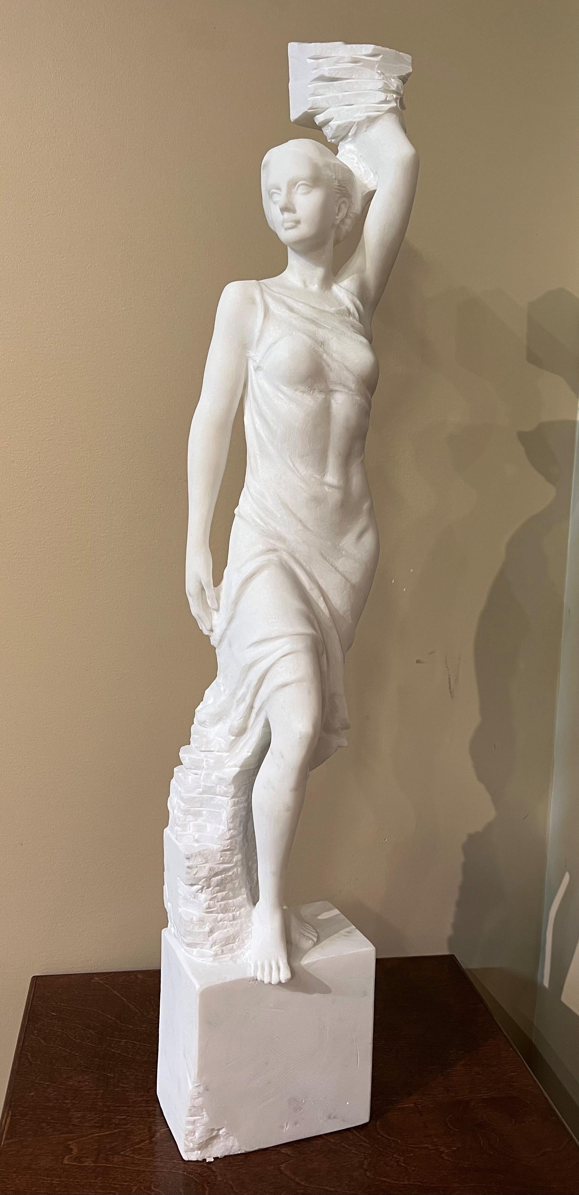 Martin Varo Figurative Sculpture - Caryatid