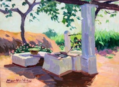 Rincón mediterráneo - Óleo sobre tabla
