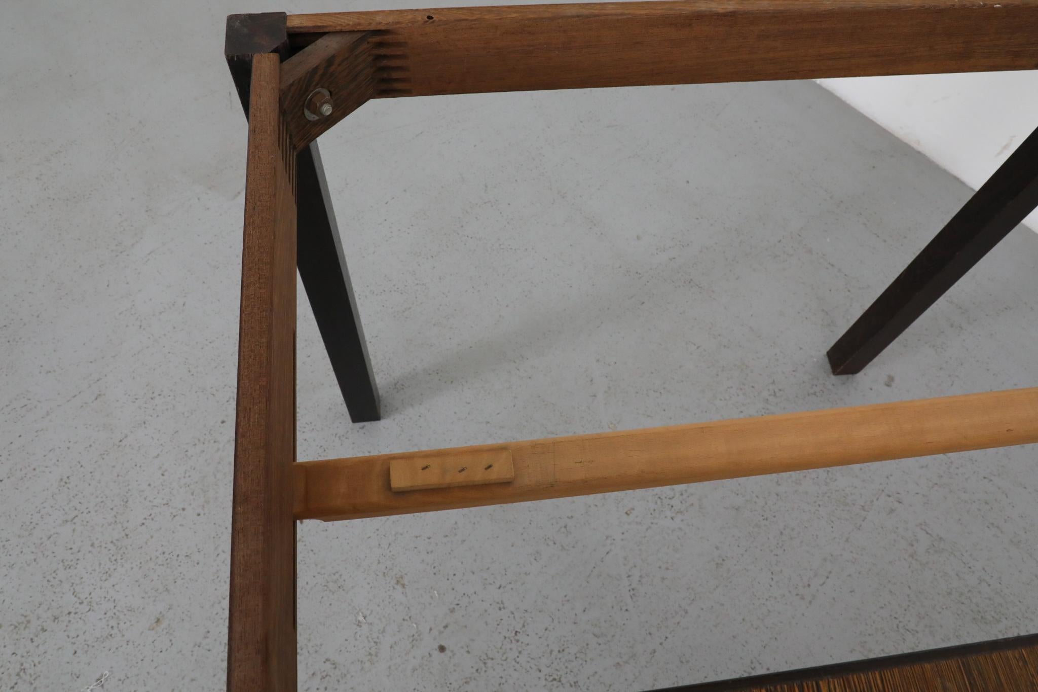 Martin Visser and Walter Antonis for 't Spectrum Extendable Wenge Dining Table For Sale 4