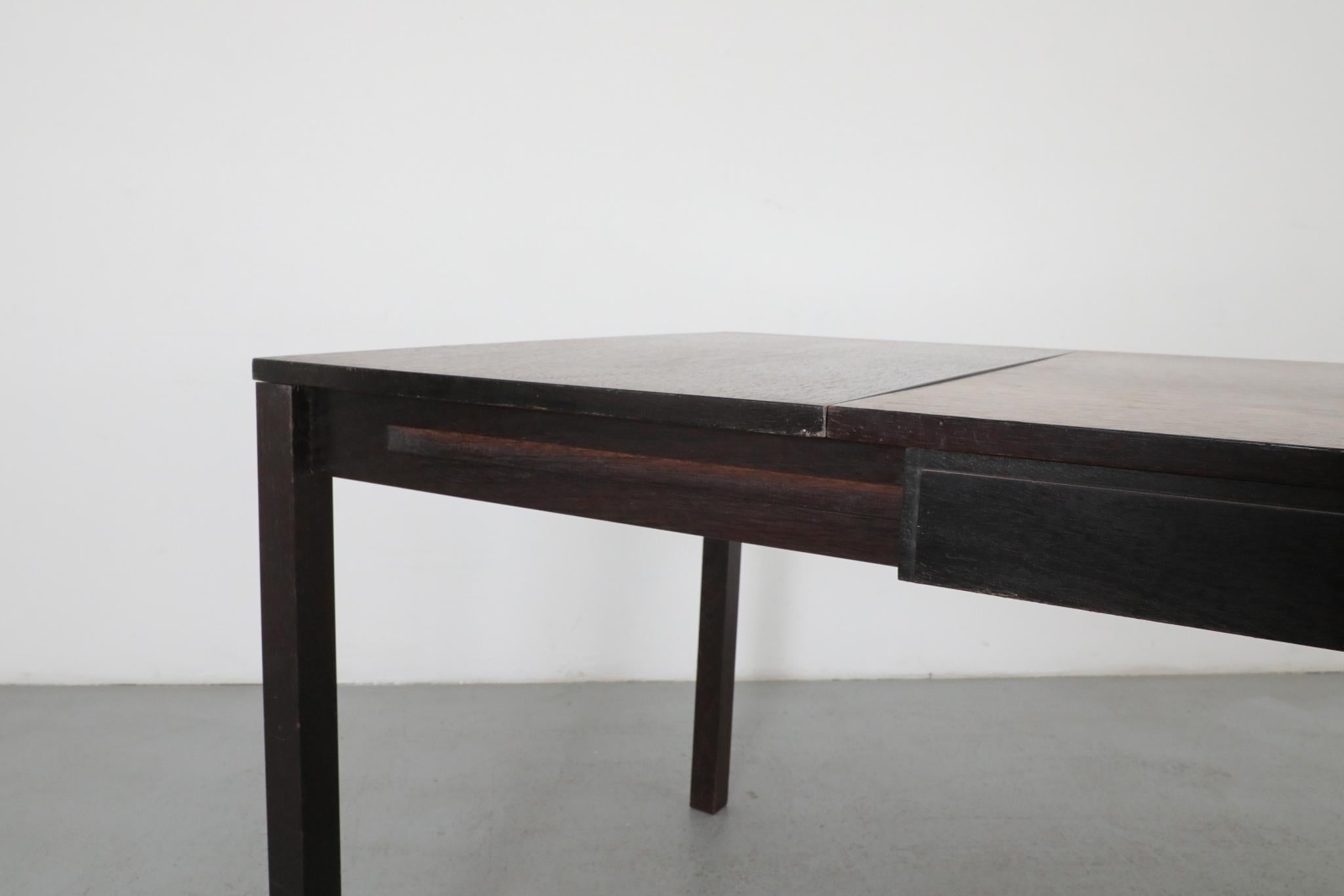 Martin Visser and Walter Antonis for 't Spectrum Extendable Wenge Dining Table For Sale 6