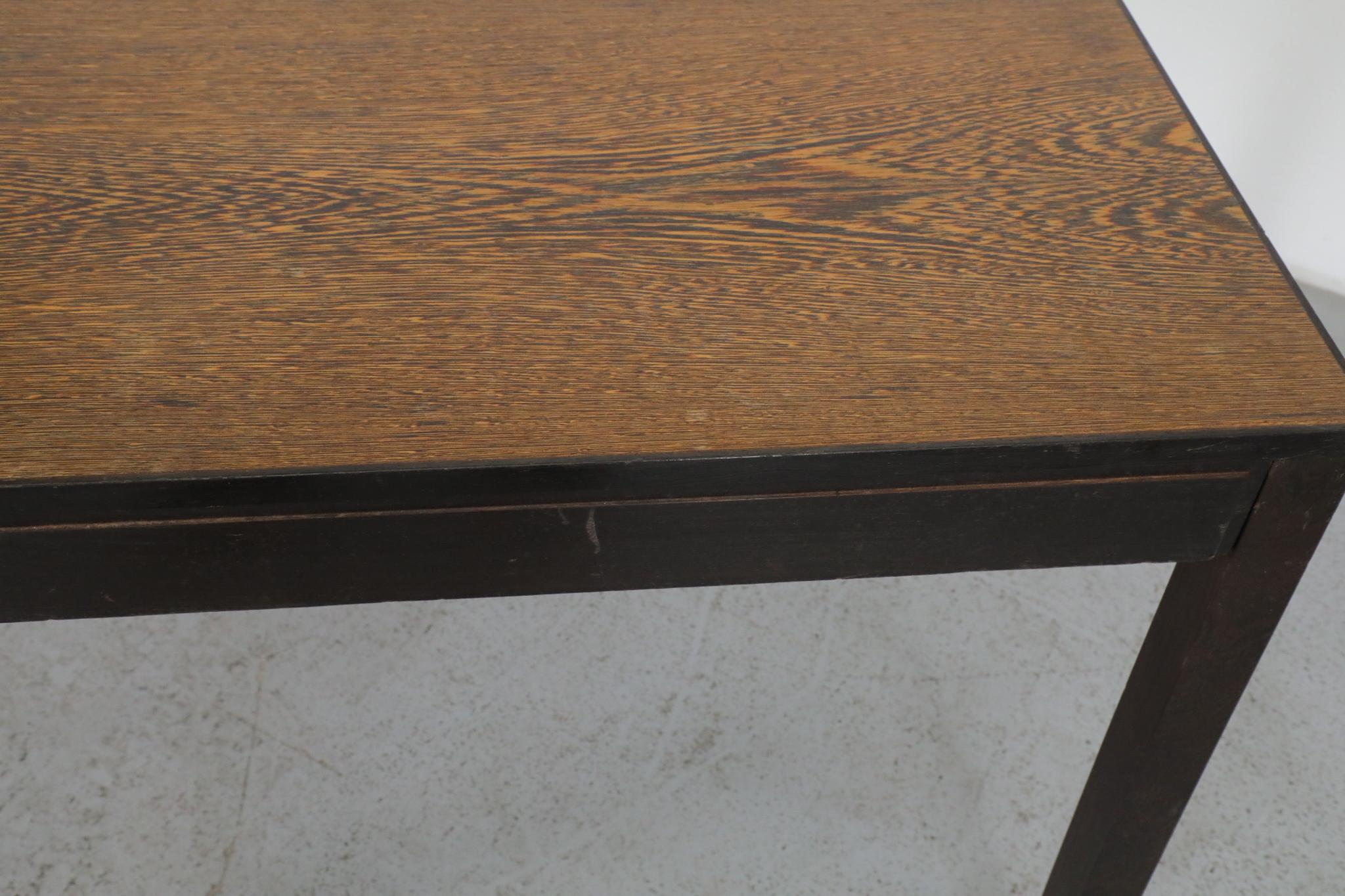 Martin Visser and Walter Antonis for 't Spectrum Extendable Wenge Dining Table For Sale 9