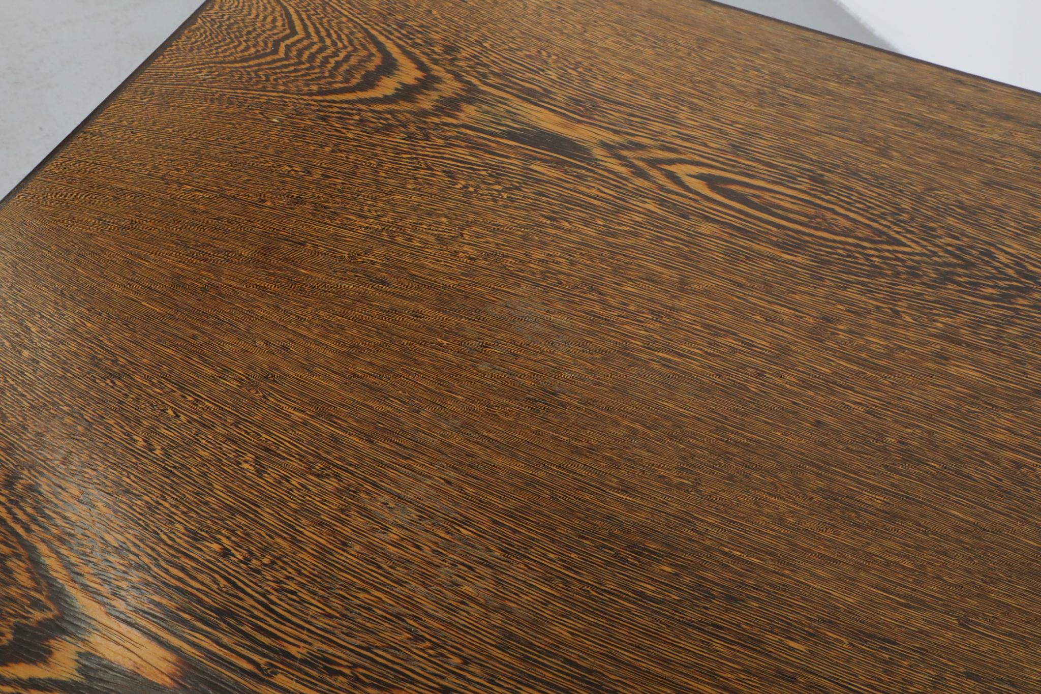 Martin Visser and Walter Antonis for 't Spectrum Extendable Wenge Dining Table For Sale 10