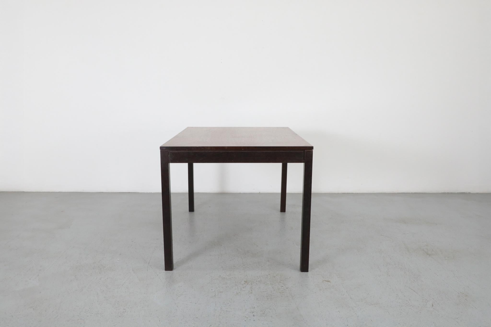 Mid-Century Modern Martin Visser and Walter Antonis for 't Spectrum Extendable Wenge Dining Table For Sale