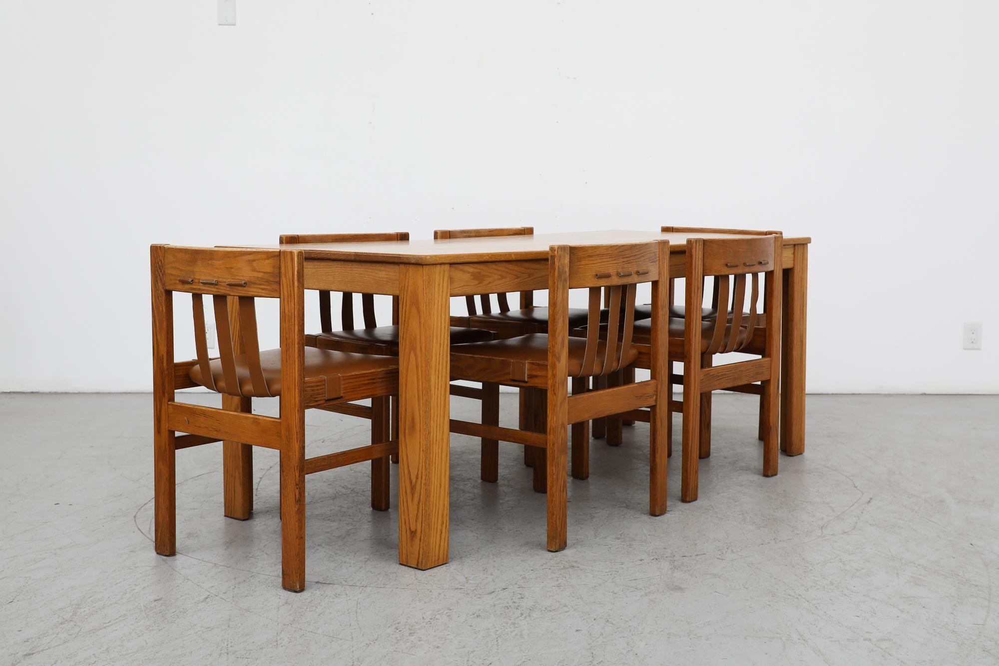 Martin Visser (attr) Oak Dining Table 14
