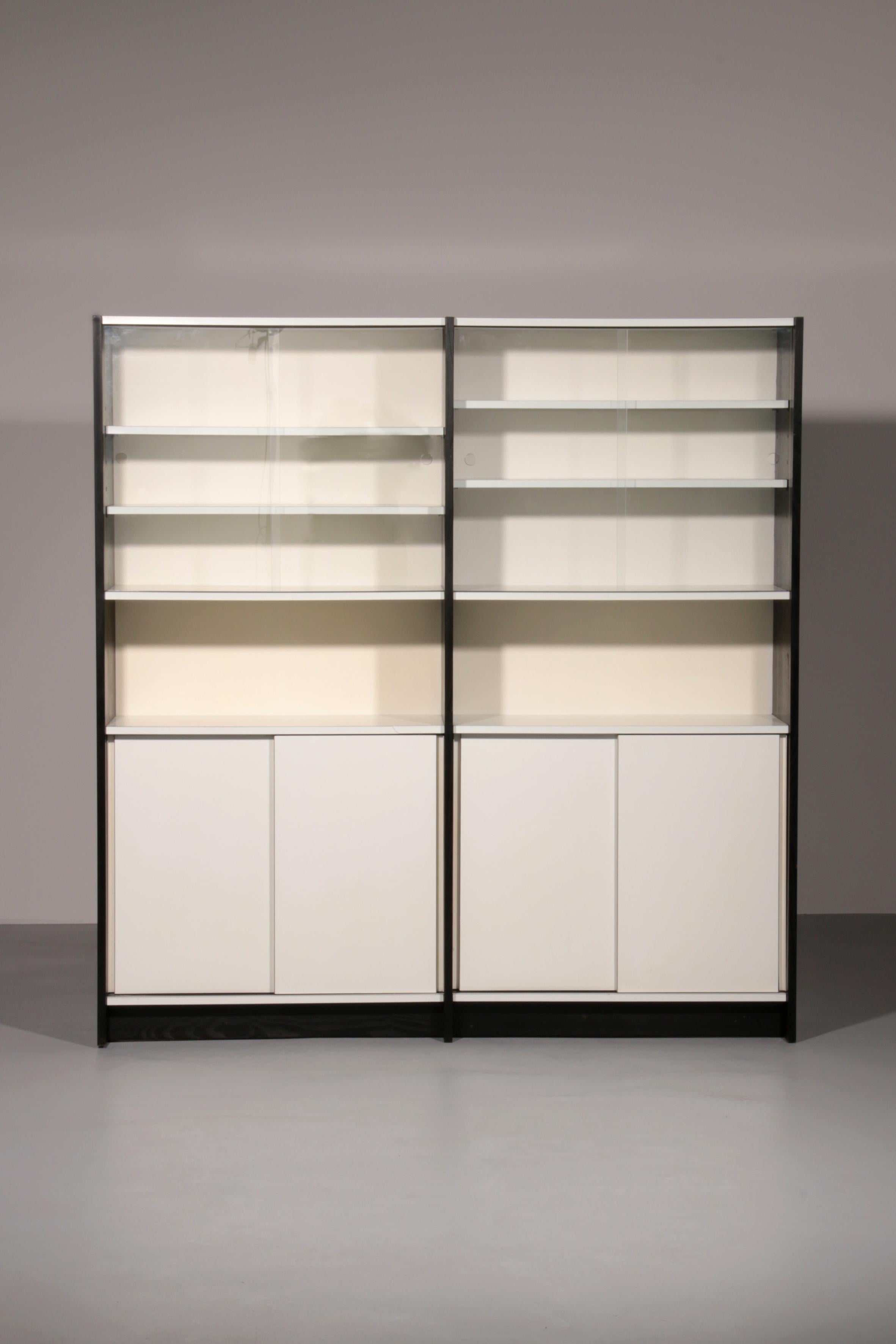 Mid-Century Modern Martin Visser bookcase ‘t Spectrum Holland 1965 For Sale