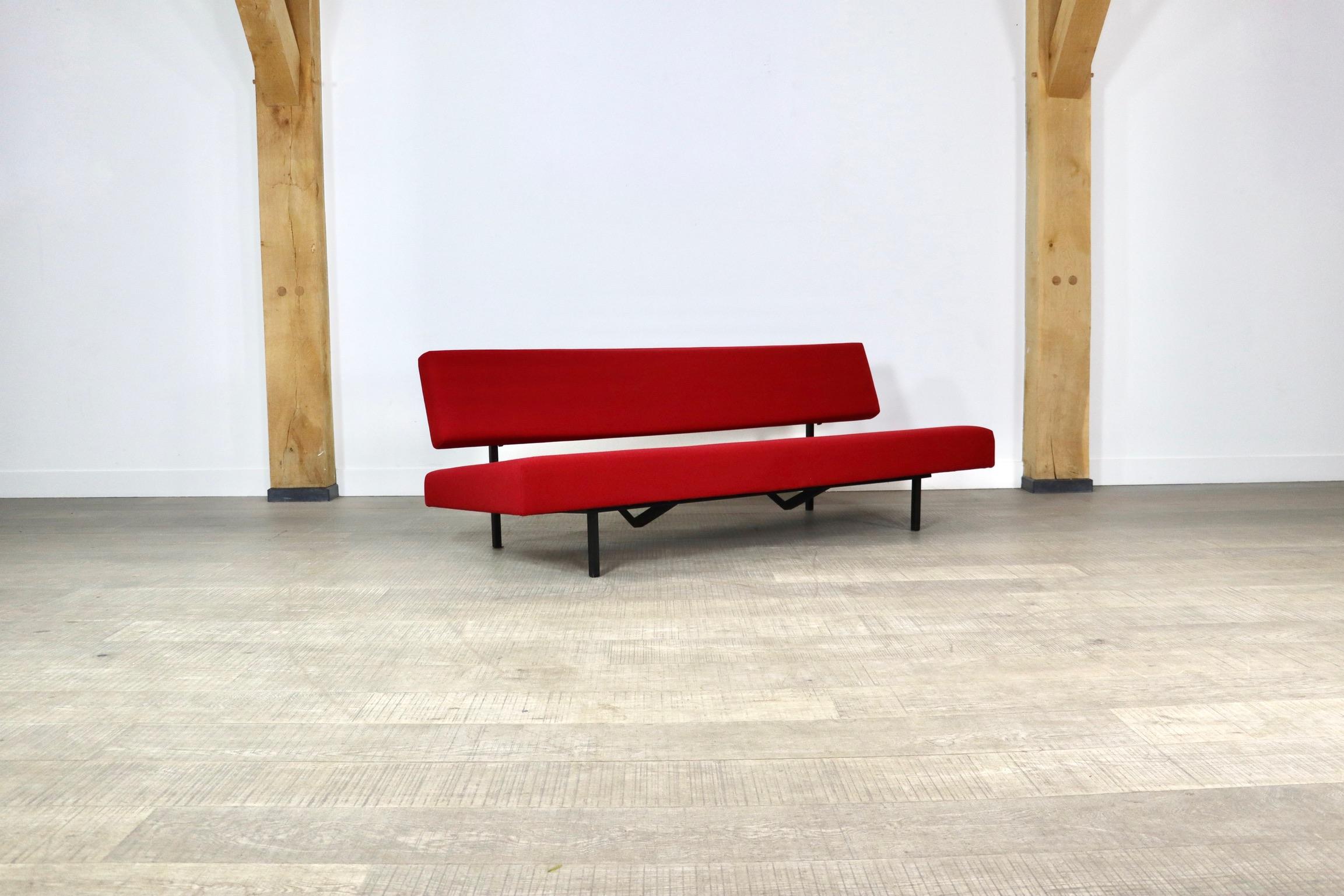 Martin Visser BR03 Sofa Daybed For ‘T Spectrum, 1950s In Good Condition For Sale In ABCOUDE, UT