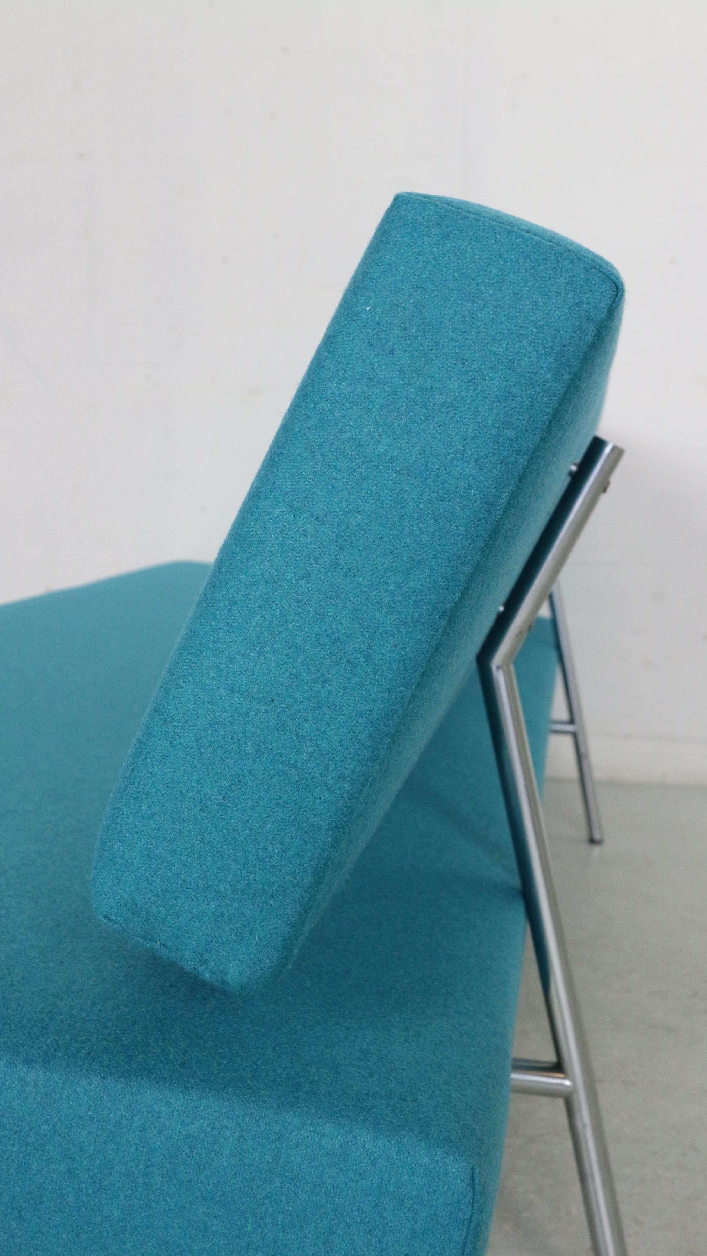 Martin Visser BZ53 Blue Newly Upholstered Sofa or Daybed for t'Spectrum, 1960s 5
