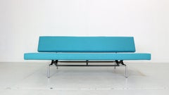 Martin Visser BZ53 Blaues neu gepolstertes Sofa oder Tagesbett für t'Spectrum, 1960er Jahre